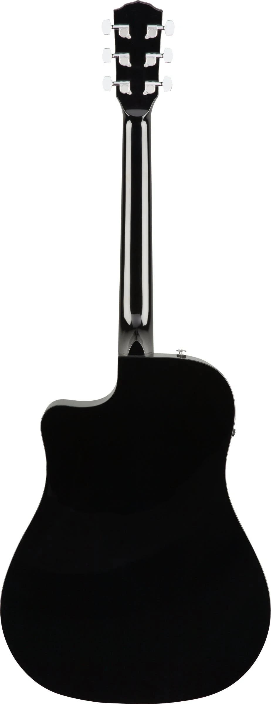 Fender CD-60SCE Dreadnought Electro Acoustic Cutaway Guitar in Black - 368787-CD-60SCE Black Back.jpg