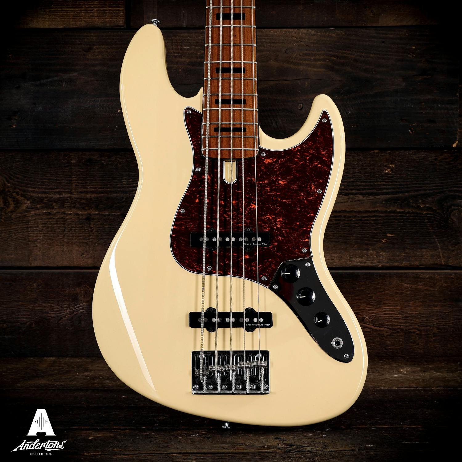 Sire Version 2 Marcus Miller V5 5-String Bass Guitar in Vintage White - 466604-Untitled2.jpg