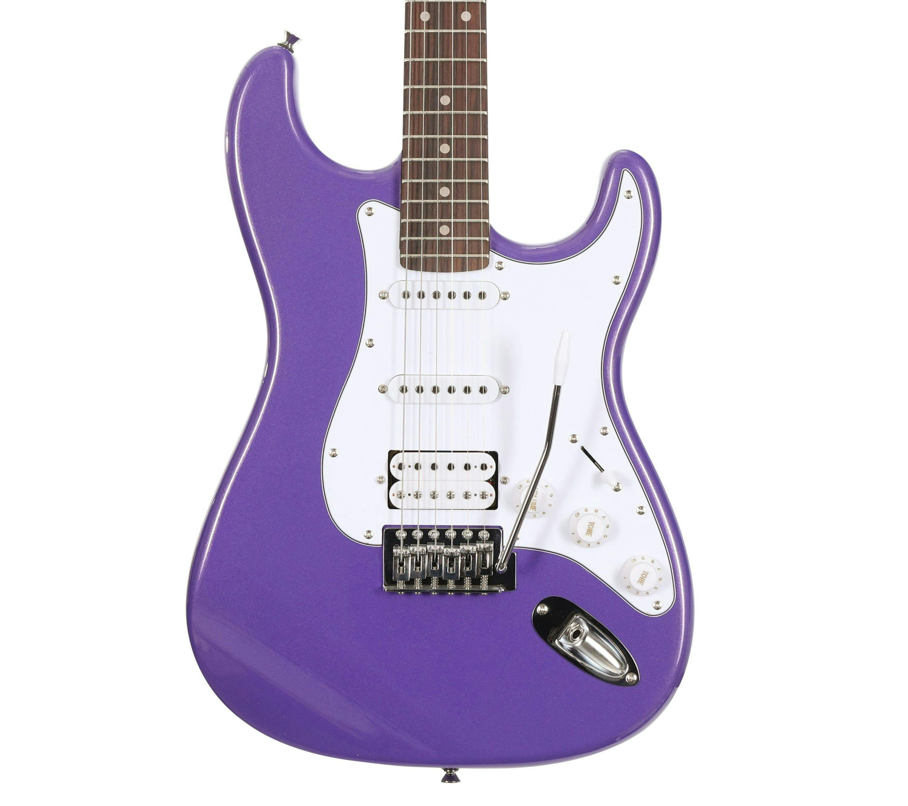 EastCoast ST2 HSS Mint Pickguard Electric Guitar in Purple Metallic - 477929-EC-ST2-MPP.jpg