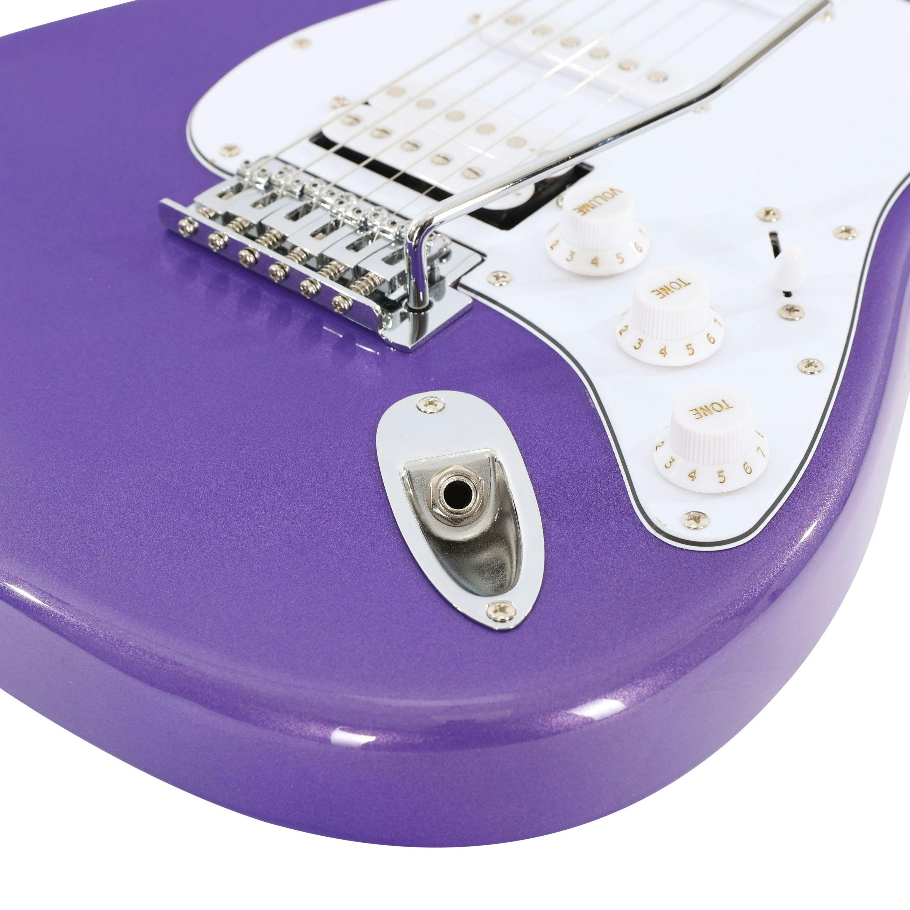 EastCoast ST2 HSS Mint Pickguard Electric Guitar in Purple Metallic - 477934-EC-ST2-MPP 6.jpg