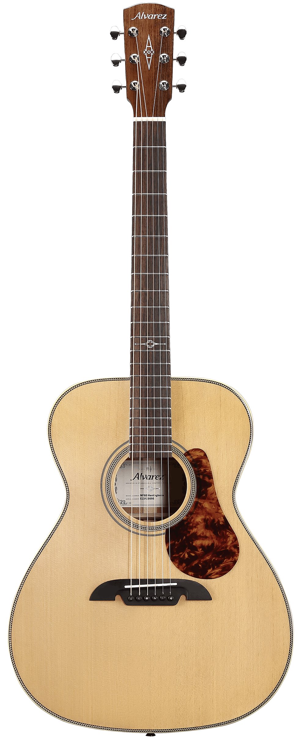 Alvarez Masterworks MF60E Folk OM Electro Acoustic in Natural - MF60EHFHB-Alvarez-Masterworks-Folk-OM-Spruce-top-Mahogany-back-Natural-LR-Baggs-HiFi-Front.jpg