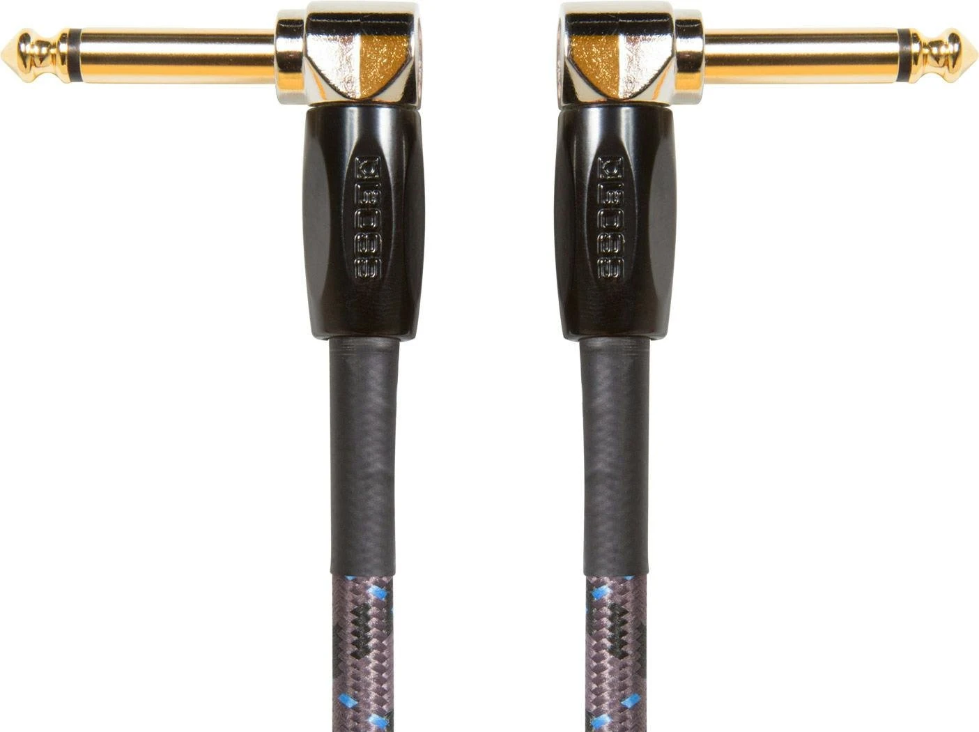 Boss 6 inch / 15cm instrument cable, angled/angled 1/4 inch jack, 3-pack - 388151-1585822069328.jpg