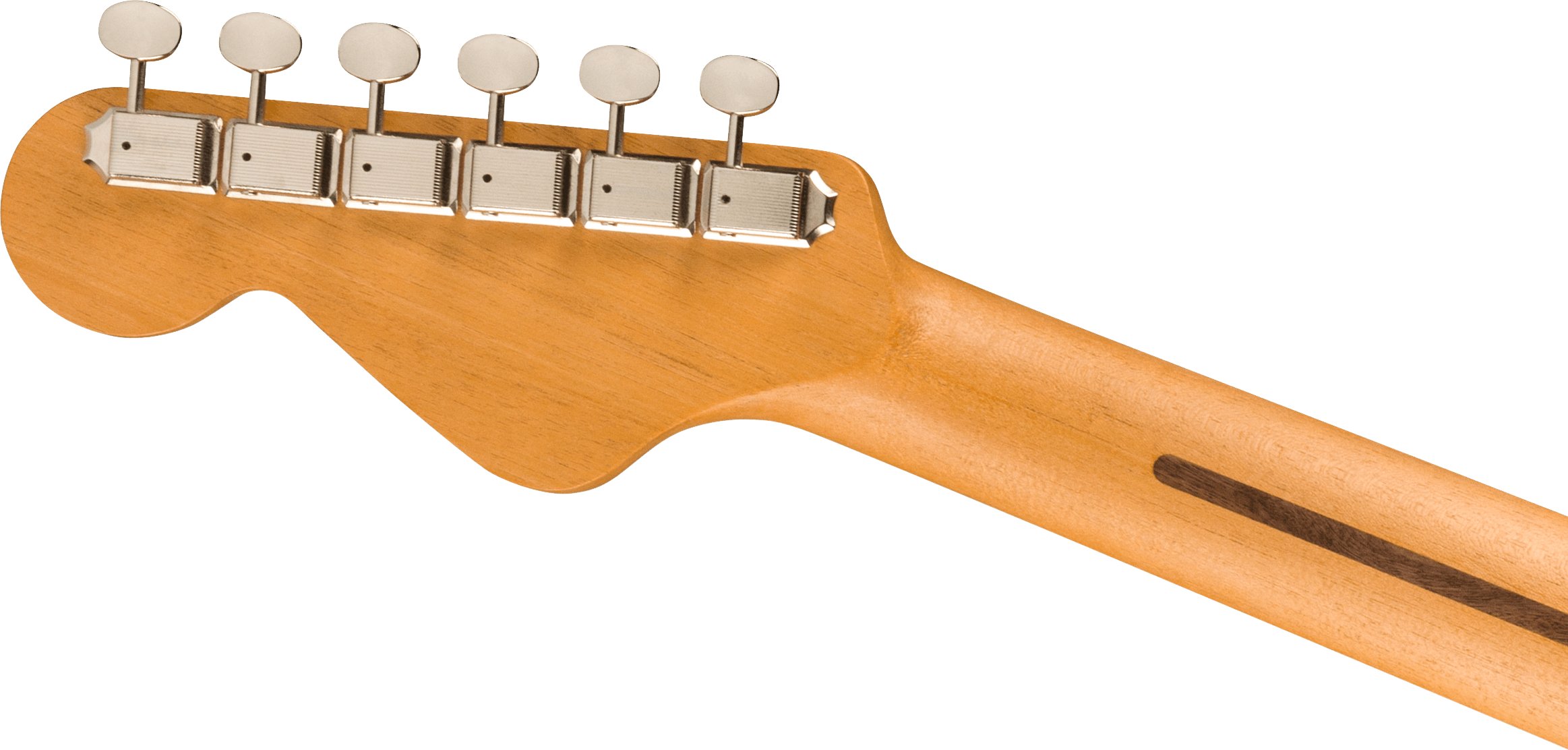 Fender Highway Series Parlour Electro-Acoustic Guitar in Natural - 0972522121-fender-highway-series-parlor-headstock-back.jpg