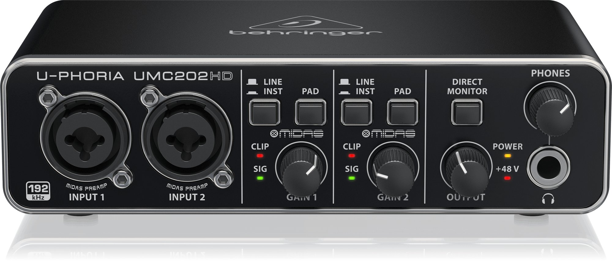 DTM・DAW BEHRINGER UMC202HD Behringer UMC202HD USB Audio Interface - Andertons Music Co.