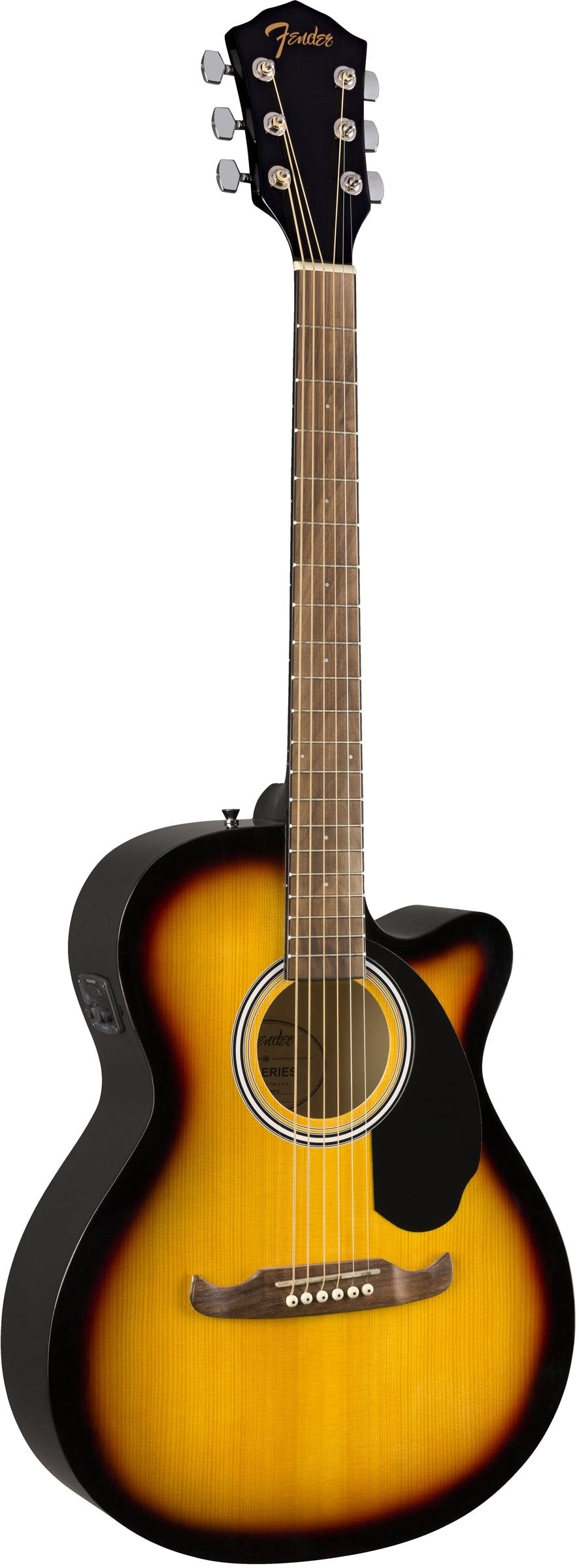 Fender FA-135CE Concert Electro Acoustic Guitar Walnut in 3 Colour Sunburst - 0971253532-3.jpg
