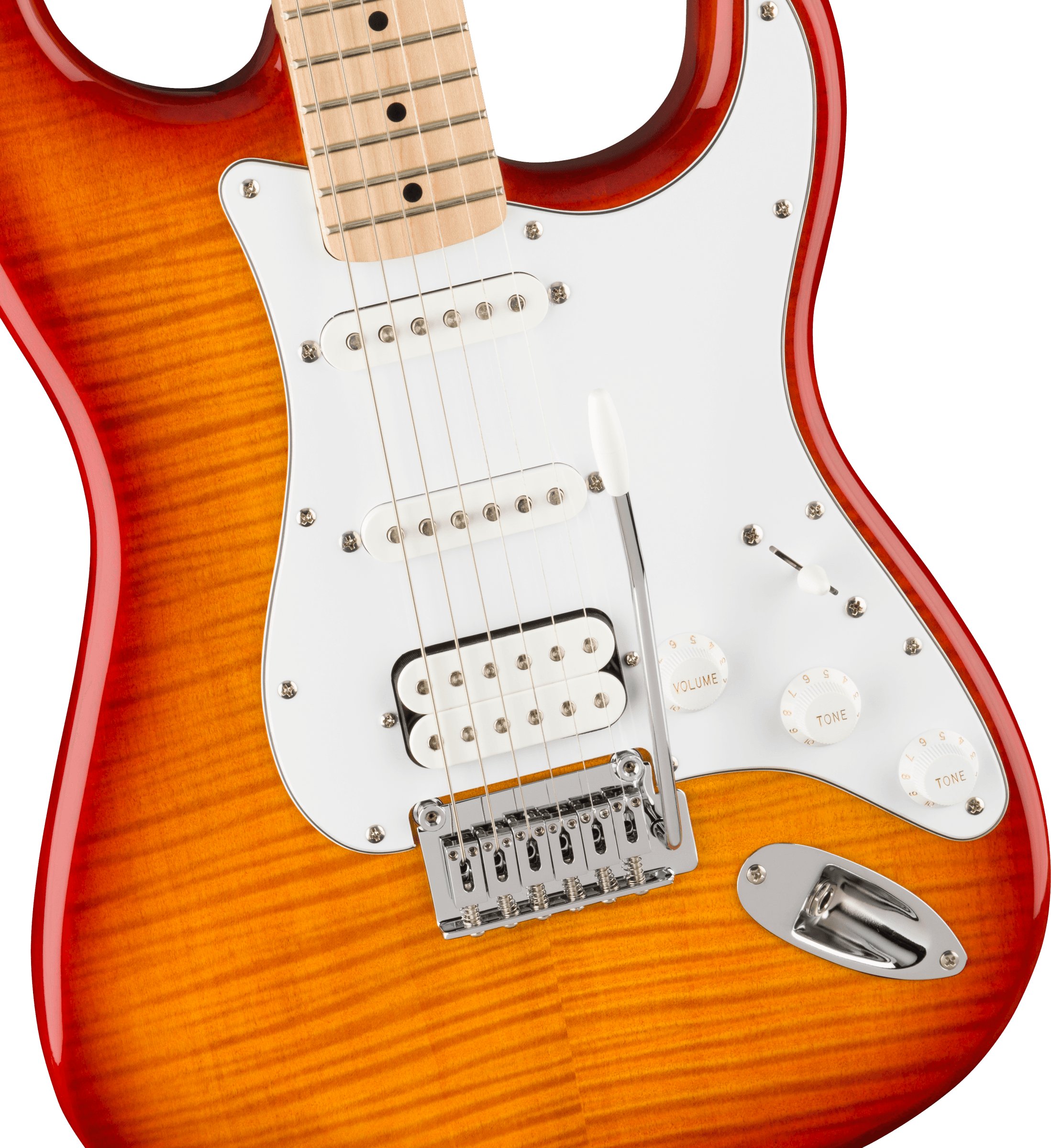 Squier Affinity Stratocaster FMT HSS Electric Guitar in Sienna