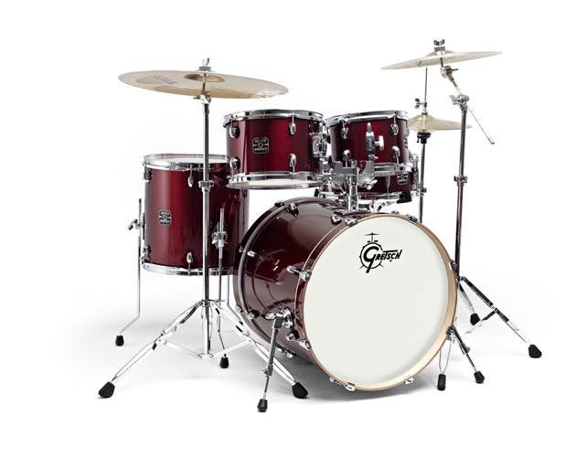 Gretsch Energy 20" Drum Kit in Wine Red inc Cymbals - 57928-tmp6FC0.jpg