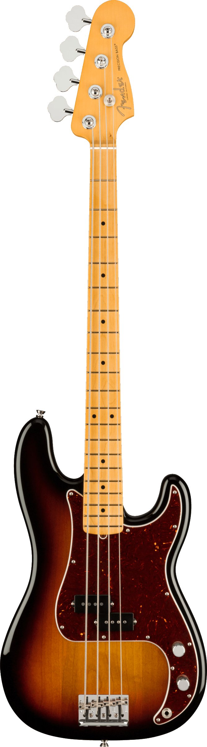 Fender American Professional II Precision Bass Guitar in 3 Tone Sunburst with Maple Fingerboard - 402501-0193932700_fen_ins_frt_1_rr.jpg