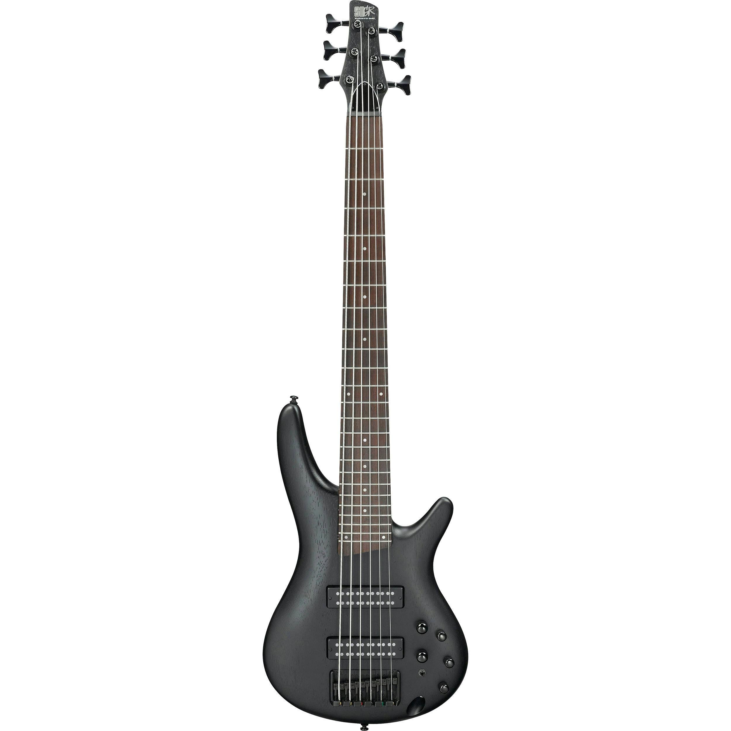 Ibanez Soundgearベース Ibanez SR306EB 6-String Bass Guitar in Weathered Black - Andertons
