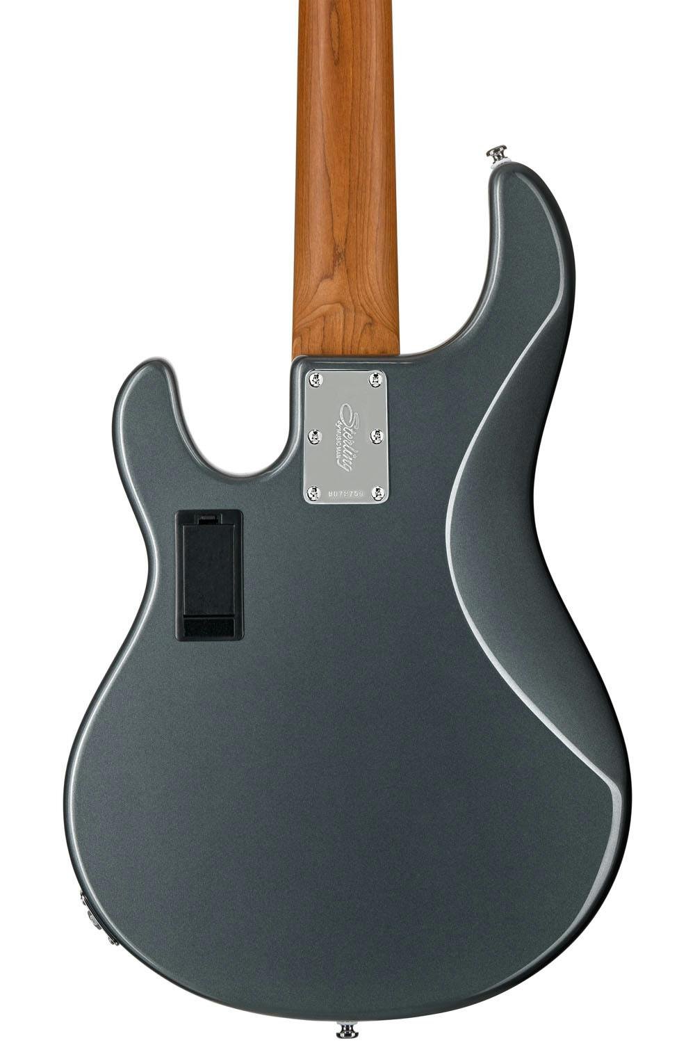 Sterling by Music Man Stingray RAY35 HH 5-String in Charcoal Frost