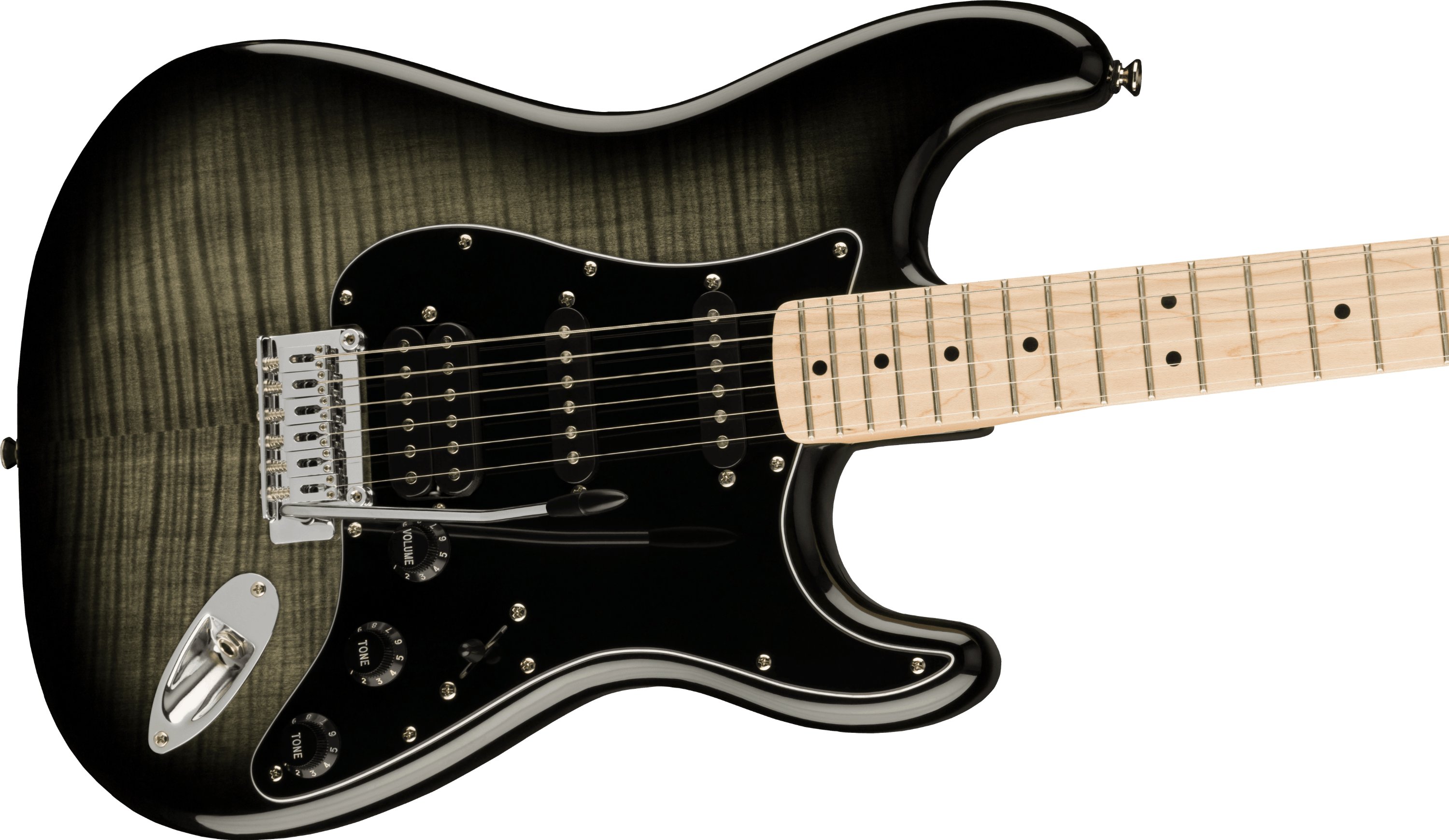 Squier Affinity Stratocaster FMT HSS Electric Guitar in Black