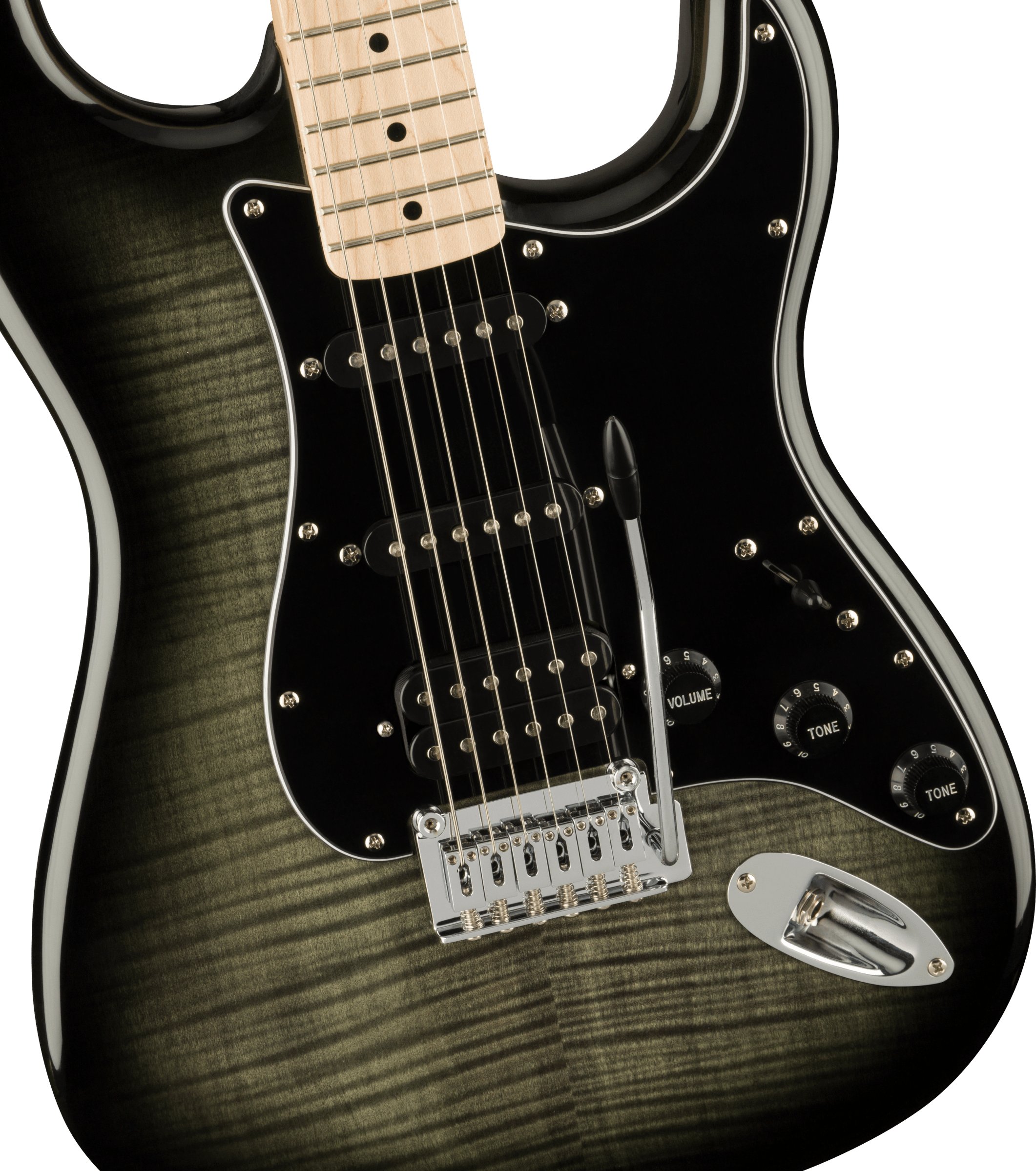 FLEOR Squier Strat エレクトリック ギター パーツ用の SSH ハムバッカー ピックアップ セットを備えたロード済みの配線済みストラト ピックガード、3 プライ ク Squier CERAMIC Pickup Vs Fleor AlNiCo 5 COMPARISON -  Cheap Humbucker