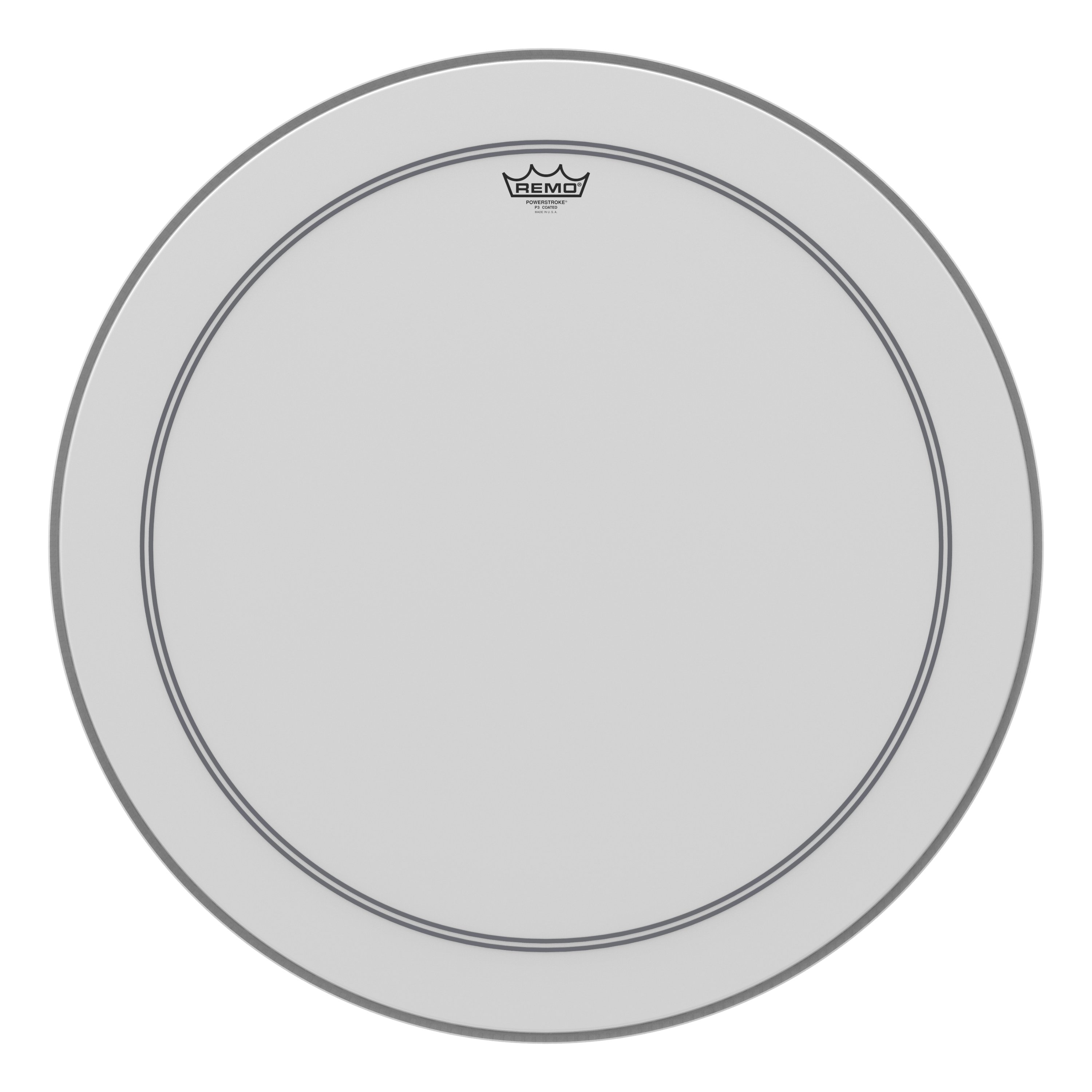 Remo 22" Powerstroke 3 Coated Black Dot Bass Drum Head - 449120-P3-1128-C2.jpg