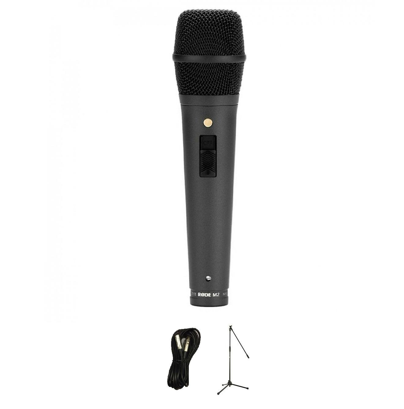 RODE M2 Condenser Microphone Bundle with Mic Stand and XLR Cable - _BUN-RODEM2-BUNRODEM2.jpg