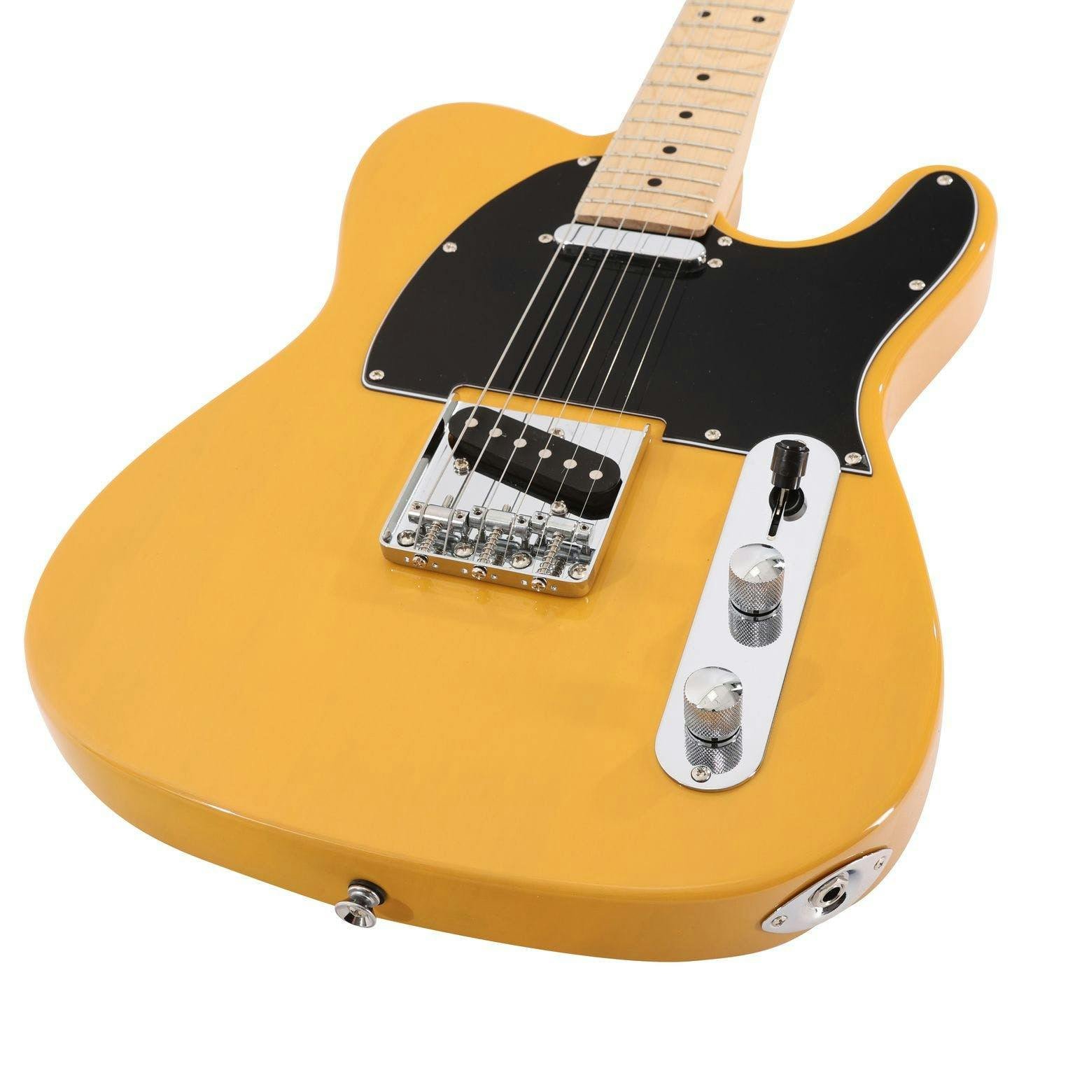 EastCoast T1 Electric Guitar Starter Pack in Butterscotch with 10W Amp & Accessories - _BUN-EC-GT100-VBL10-477428-EastCoast-T1-Electric-Guitar-in-Butterscotch-Maple-Fingerboard-4.jpg