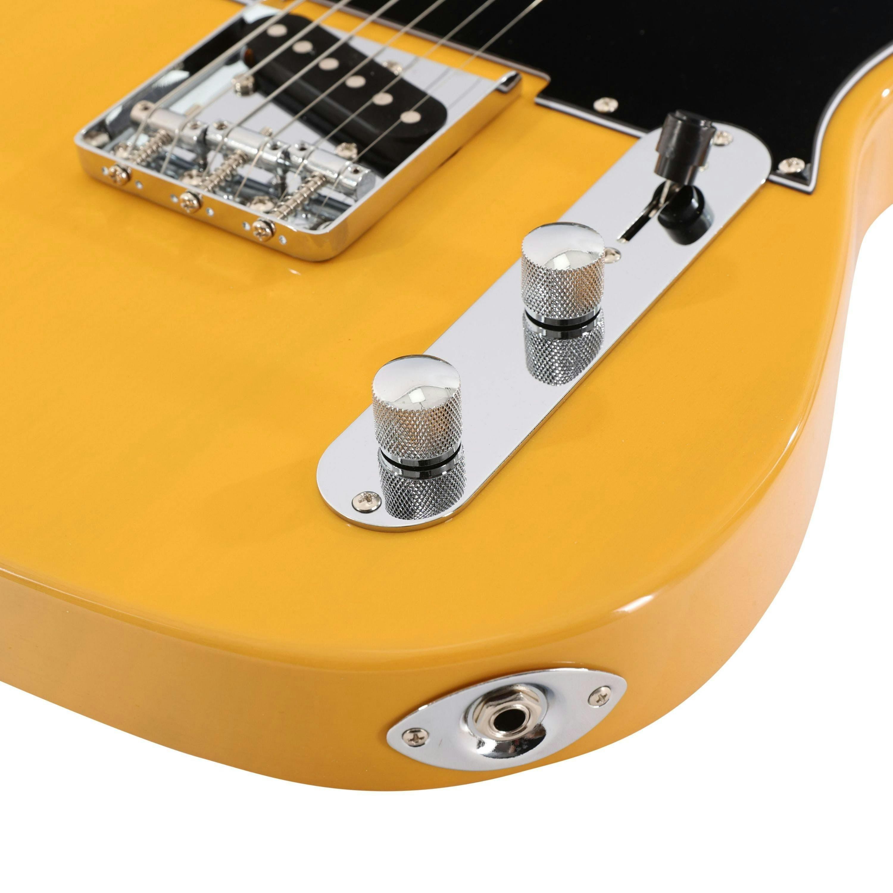 EastCoast T1 Electric Guitar Starter Pack in Butterscotch with 10W Amp & Accessories - _BUN-EC-GT100-VBL10-477430-EastCoast-T1-Electric-Guitar-in-Butterscotch-Maple-Fingerboard-6.jpg