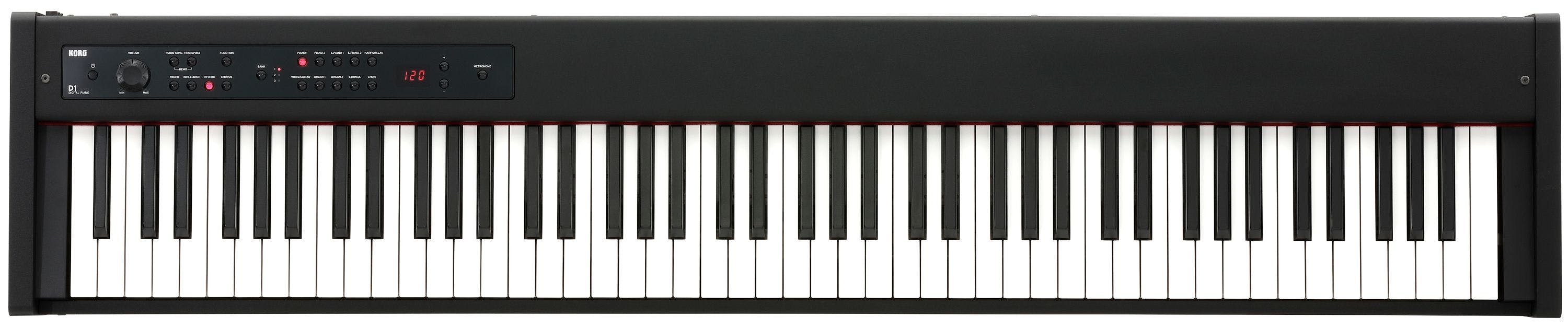 Korg D1 Digital Stage Piano in Black - 259231-D1_top.jpg