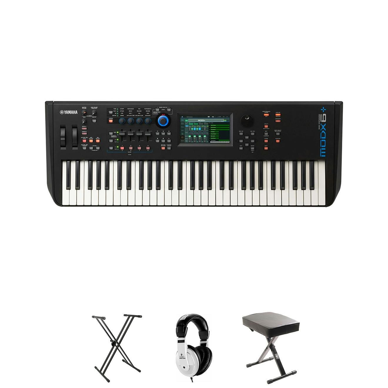 Yamaha MODX6+ Bundle with Stool, Stand & Headphones - 540151-keys_bun4_1_bun-modxplus61-02.jpg