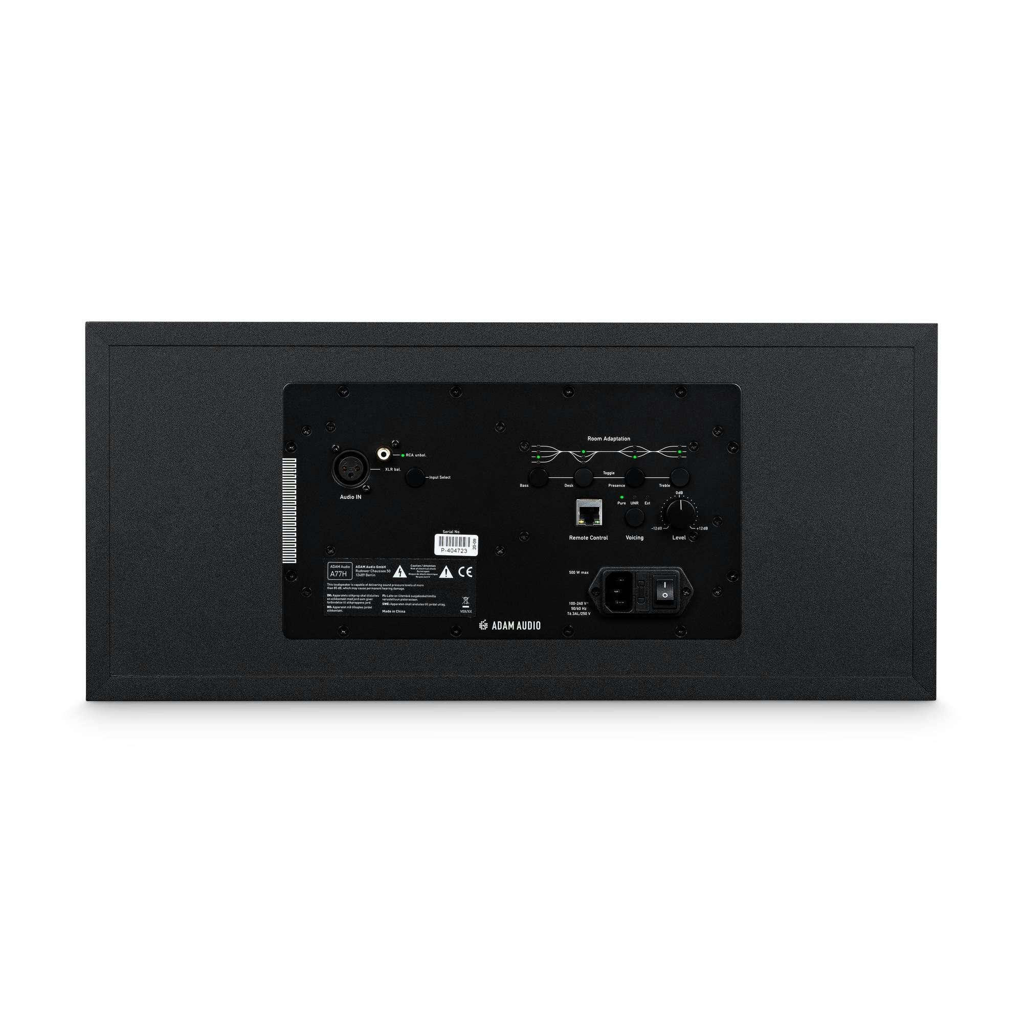 ADAM Audio A77H Studio Monitor Bundle with speaker stands and cables - 504419-adam-audio-a-series-a77h-studio-monitor-back.jpg