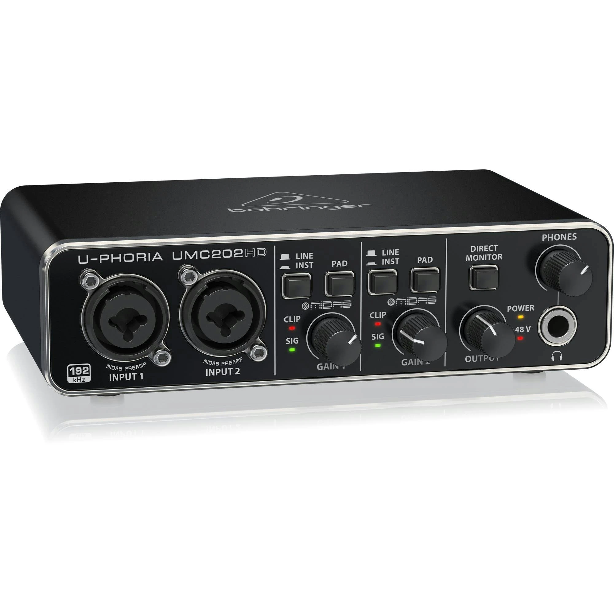 Behringer UMC202HD USB Audio interface with SE X1A Condenser Microphone, Cable and Stand - 442546-000-BJZ00-00010 2.jpg