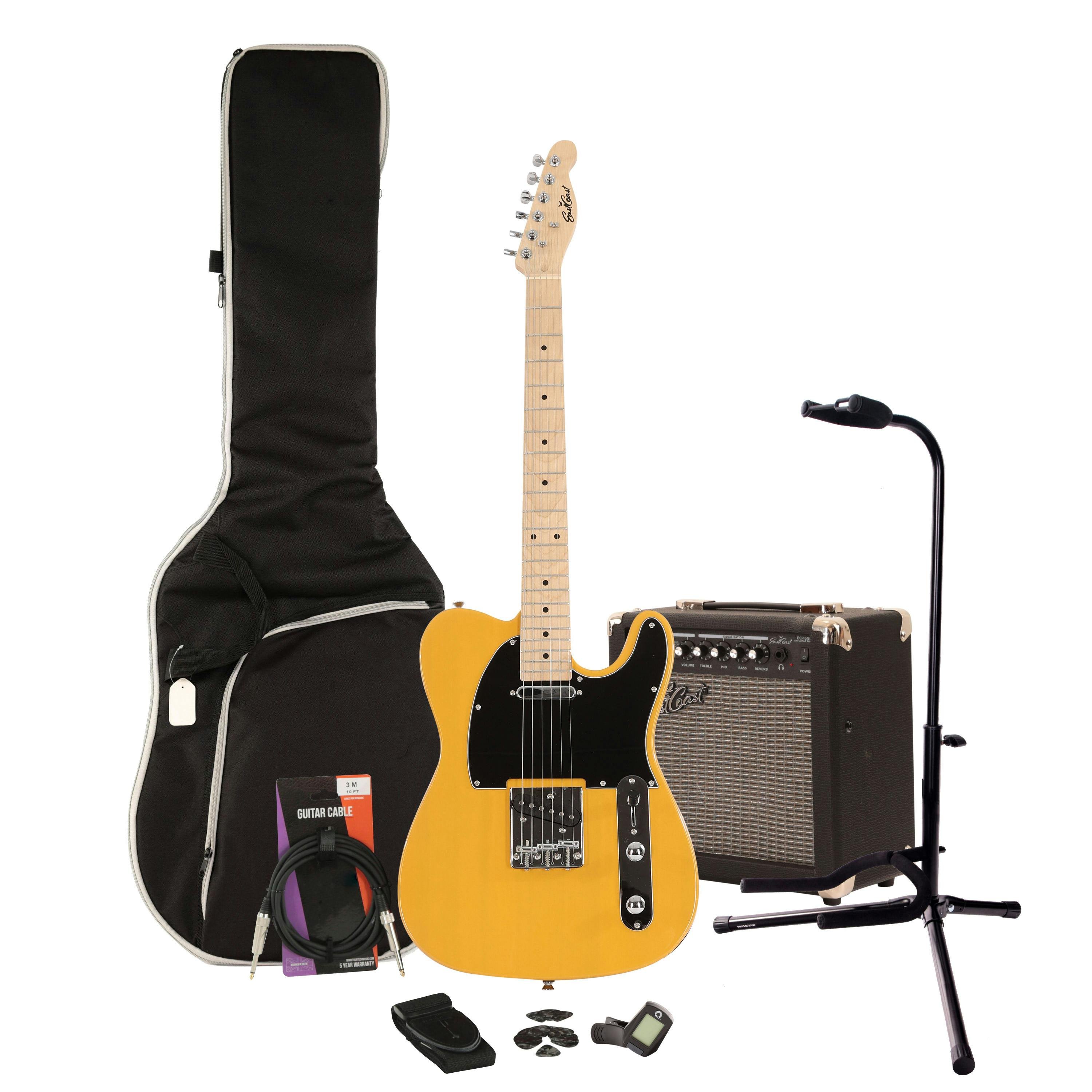 EastCoast T1 Butterscotch Electric Guitar Starter Pack with 15W Amp & Accessories - _BUN-EC-GT100-VBL-EC-GT100-VBL-15w.jpg
