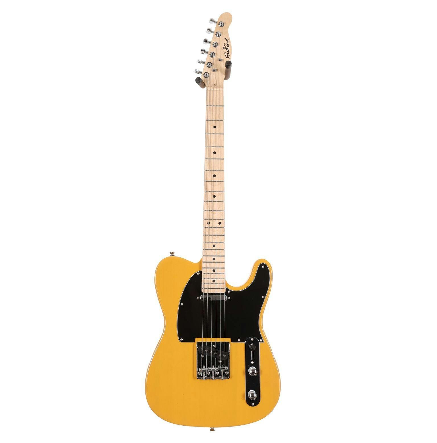 EastCoast T1 Butterscotch Electric Guitar Starter Pack with 15W Amp & Accessories - 477549-EastCoast T1 Electric Guitar in Butterscotch Maple Fingerboard 2.jpg