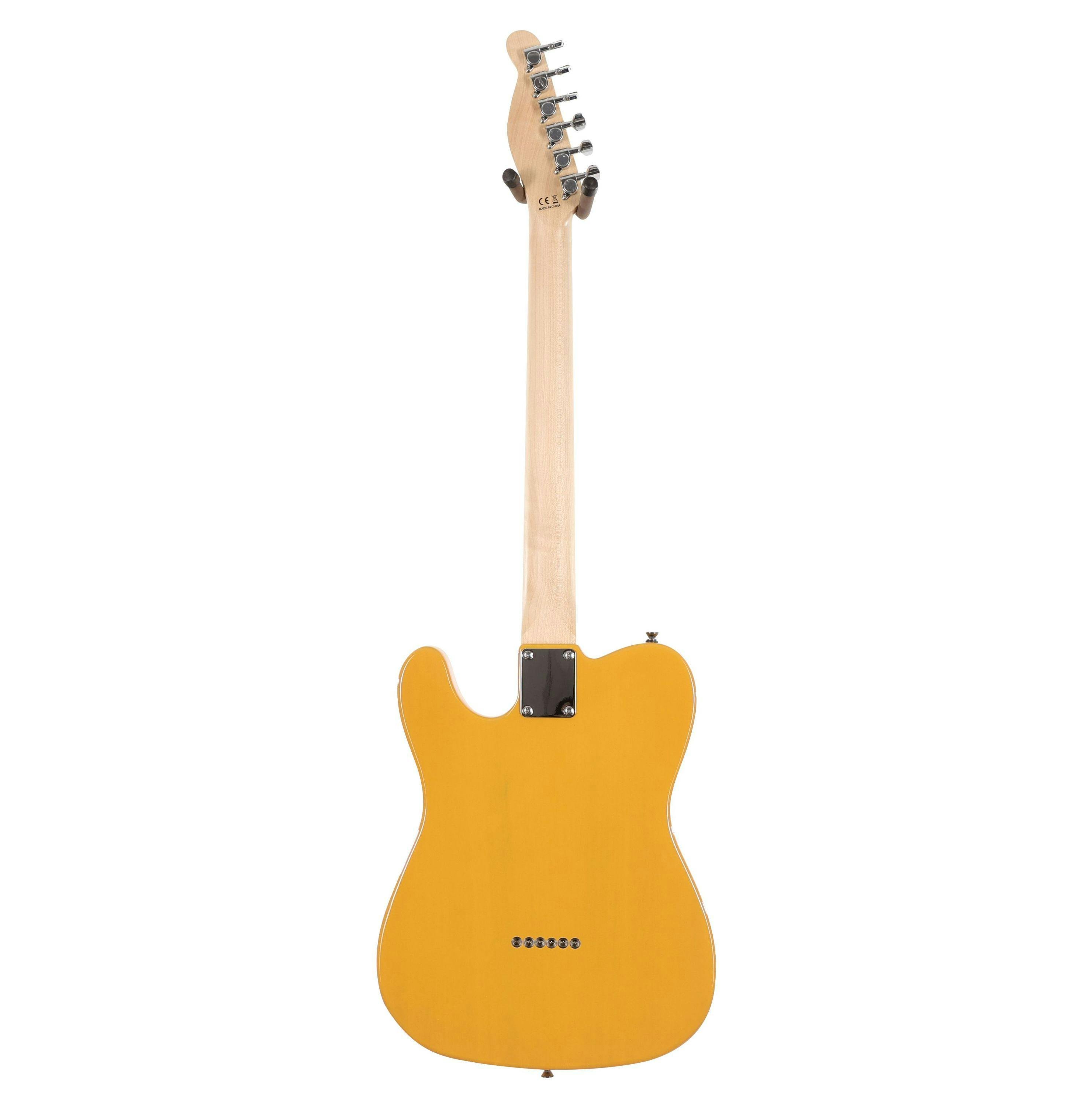 EastCoast T1 Butterscotch Electric Guitar Starter Pack with 15W Amp & Accessories - 477550-EastCoast T1 Electric Guitar in Butterscotch Maple Fingerboard 3.jpg