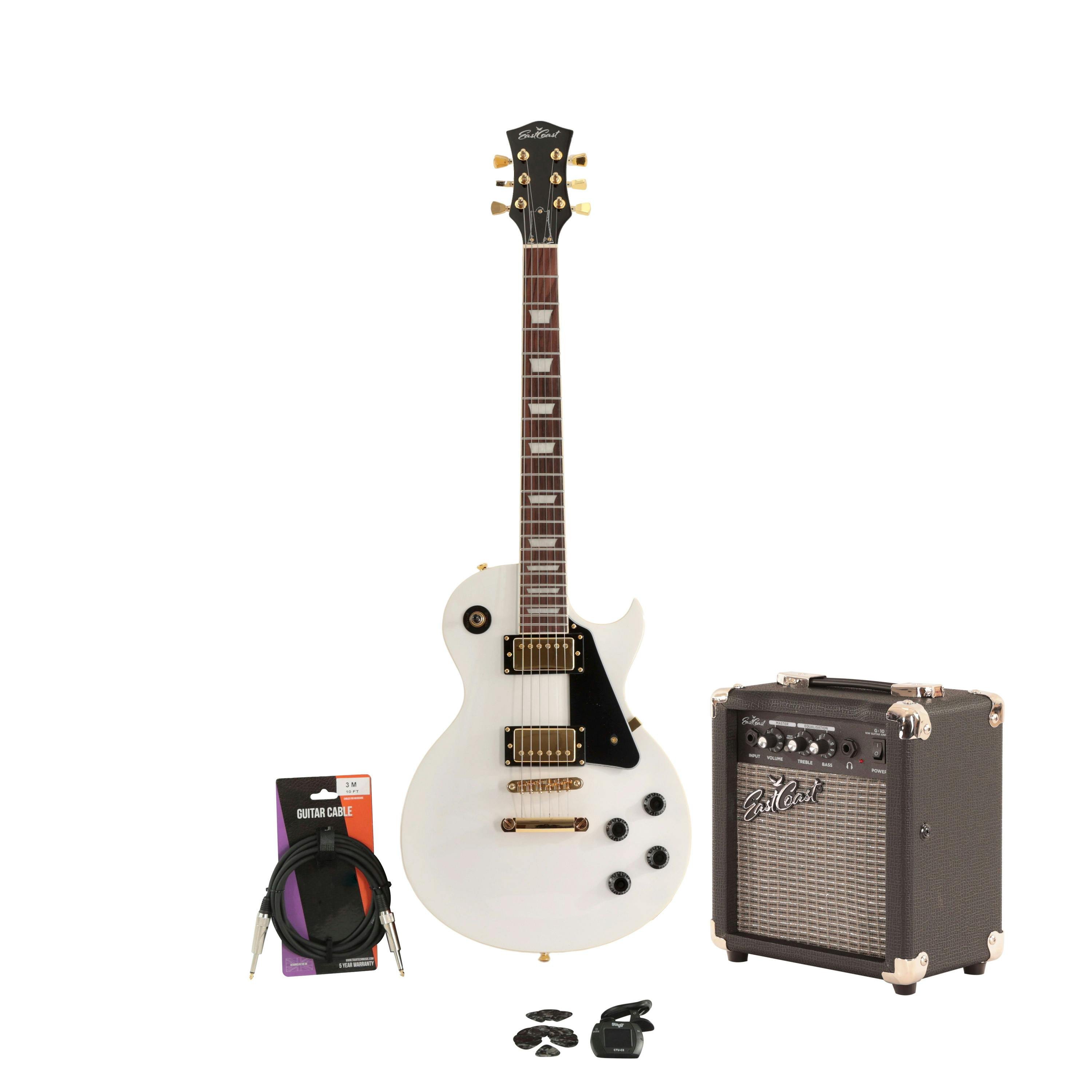 EastCoast L1 White Electric Guitar Starter Pack 10W Amp & Accessories - _BUN-EC-L1-WHGH10-BUN-EC-L1-WHGH10.jpg