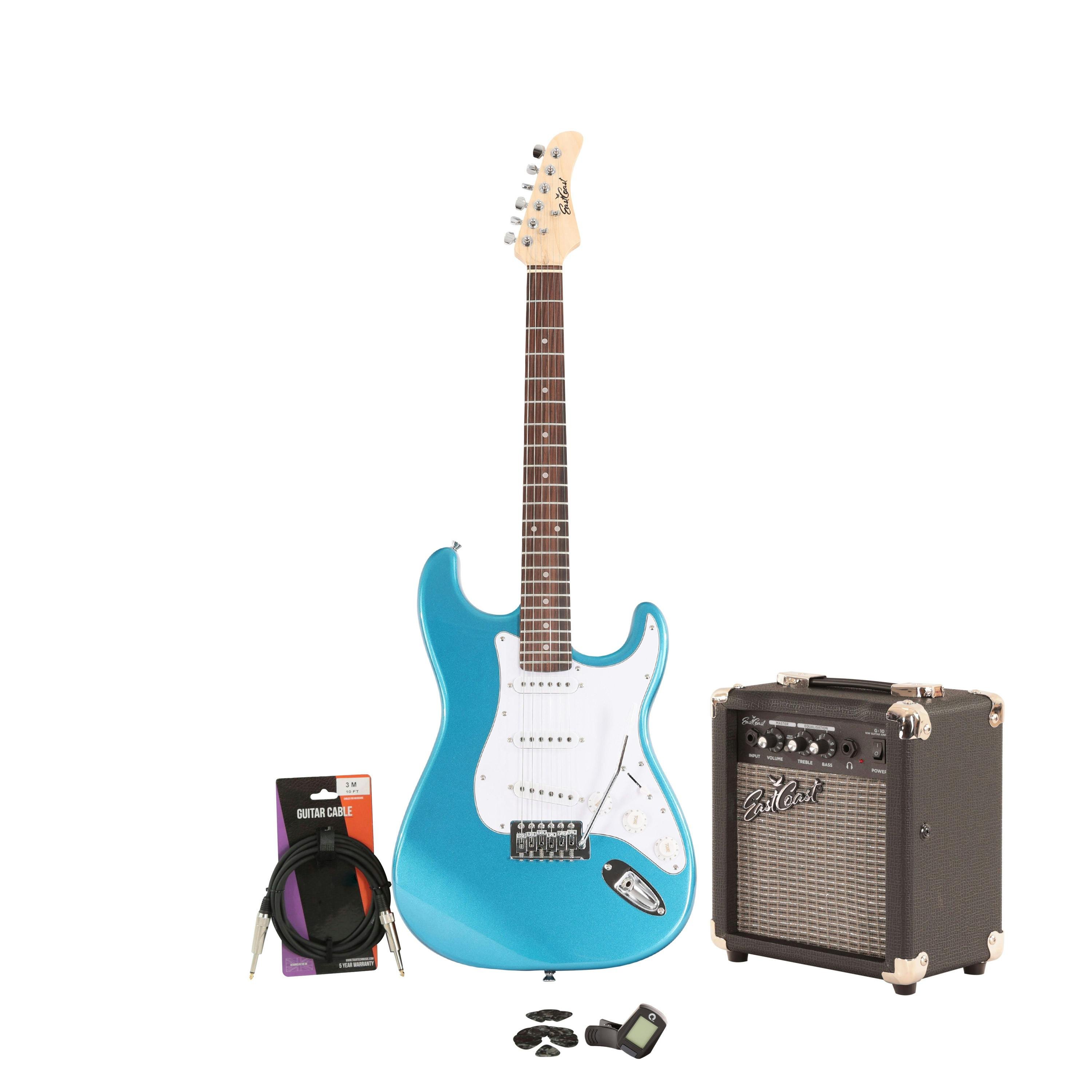 EastCoast ST1 Lake Placid Blue Electric Guitar Starter Pack with 10W Amp & Accessories - _BUN-EC-ST1-LPB10-EC-ST1-LPB-10w.jpg