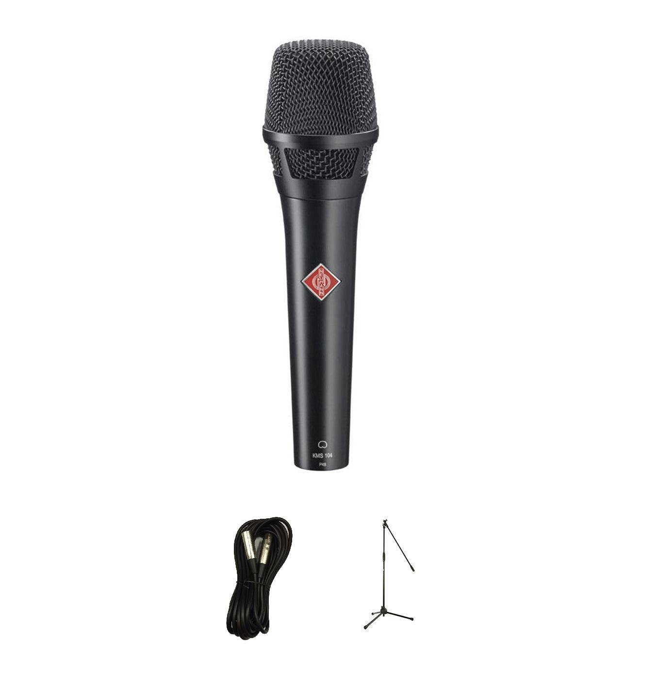 Neumann KMS104MT Cardioid Condenser Microphone Bundle with Mic Stand and XLR Cable - _BUN-KMS104MT-BUNKMS104MT.jpg