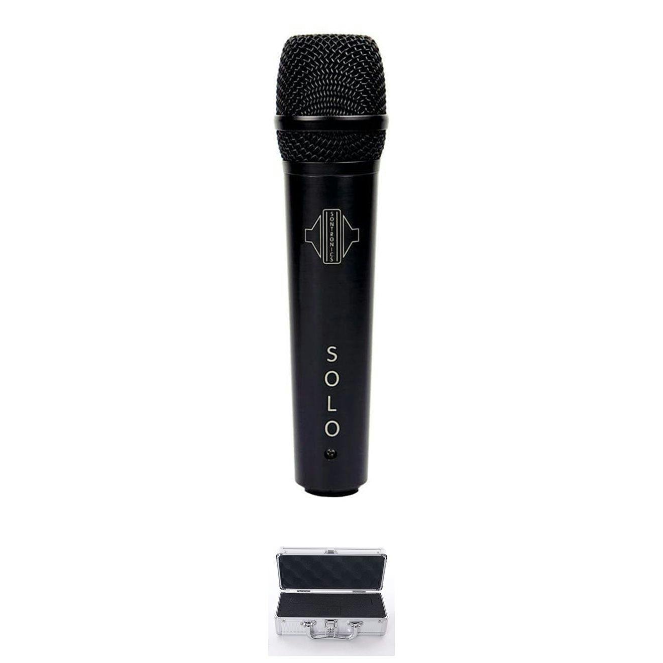 Sontronics SOLO Supercardiod Vocal Microphone Bundle w/ Stand and XLR Cable - 527202-1658835041113.jpg
