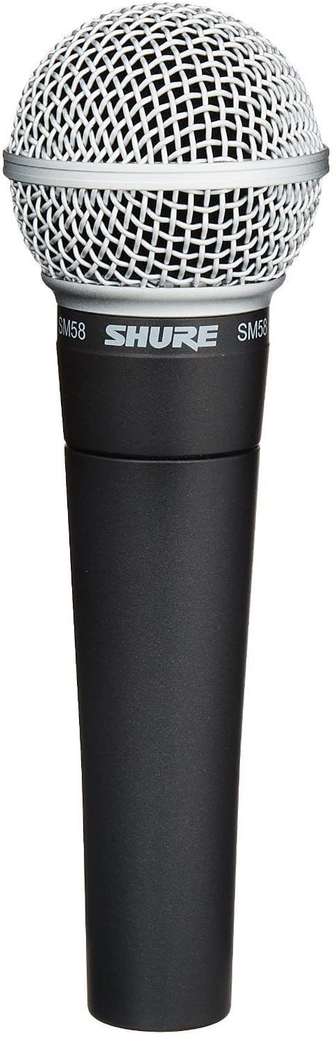 Shure SM58 Vocal Microphone Bundle with Stand and XLR Cable