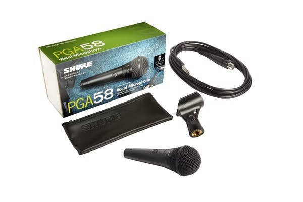 Shure PGA58 Vocal Microphone XLR to Jack cable Bundle - 506240-1650361584982.jpg