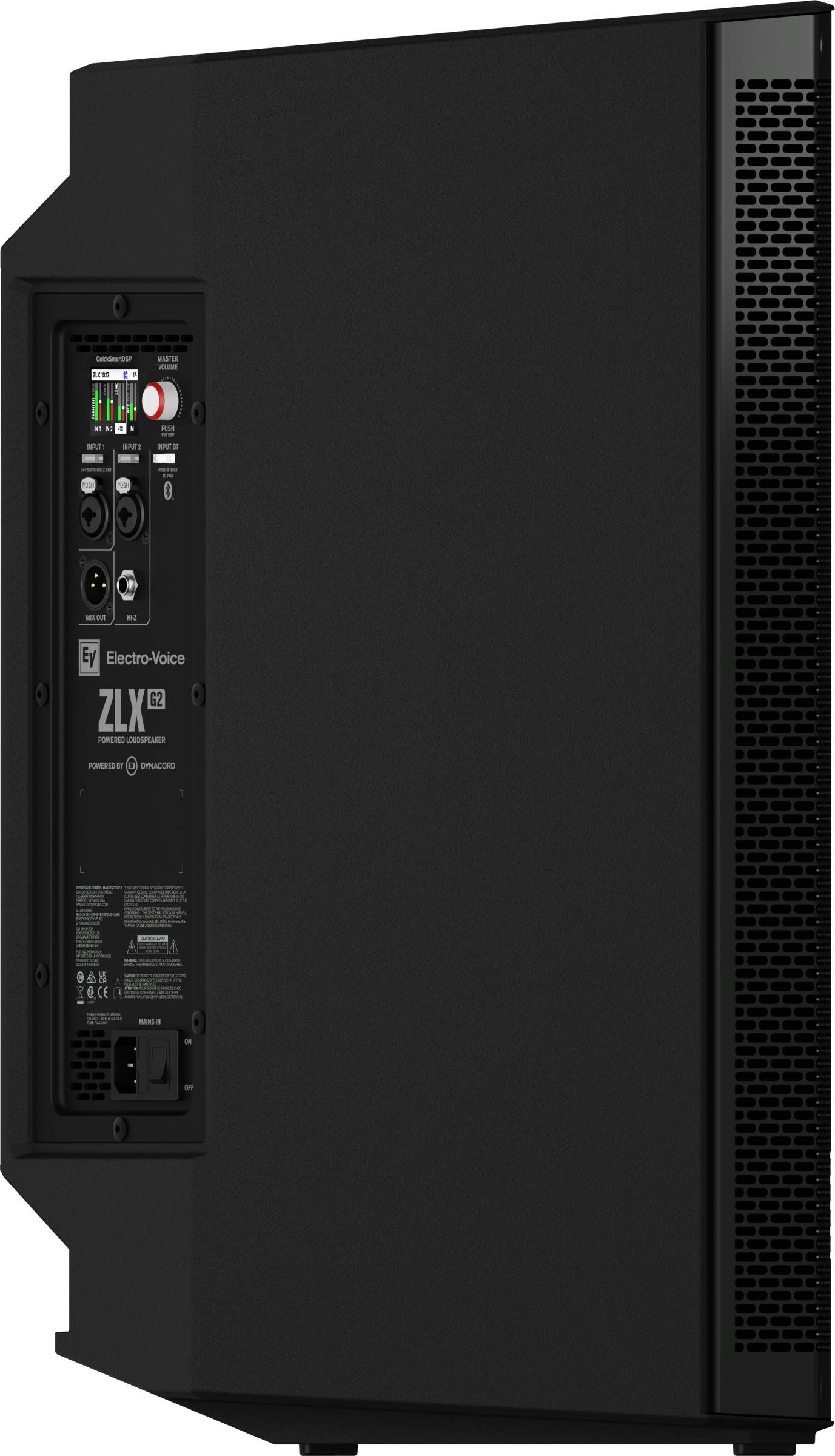 Electro Voice ZLX-12P-G2 Powered Loudspeaker Bundle with Stands & Cable - ZLX-12P-G2-EU-EV_ZLX_12P_G2_Right_Straight_58549.jpg