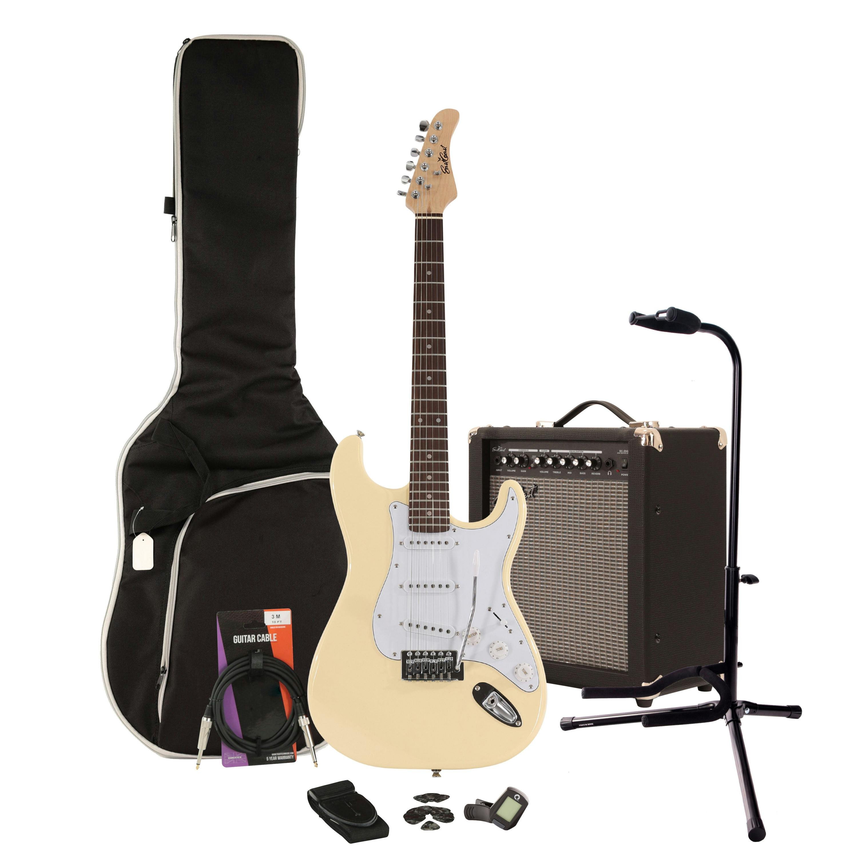 EastCoast ST1 Vintage White Electric Guitar Starter Pack with 35W Amp & Accessories - _BUN-EC-GS100-AWT30-EC-GS100-AWT-35w.jpg