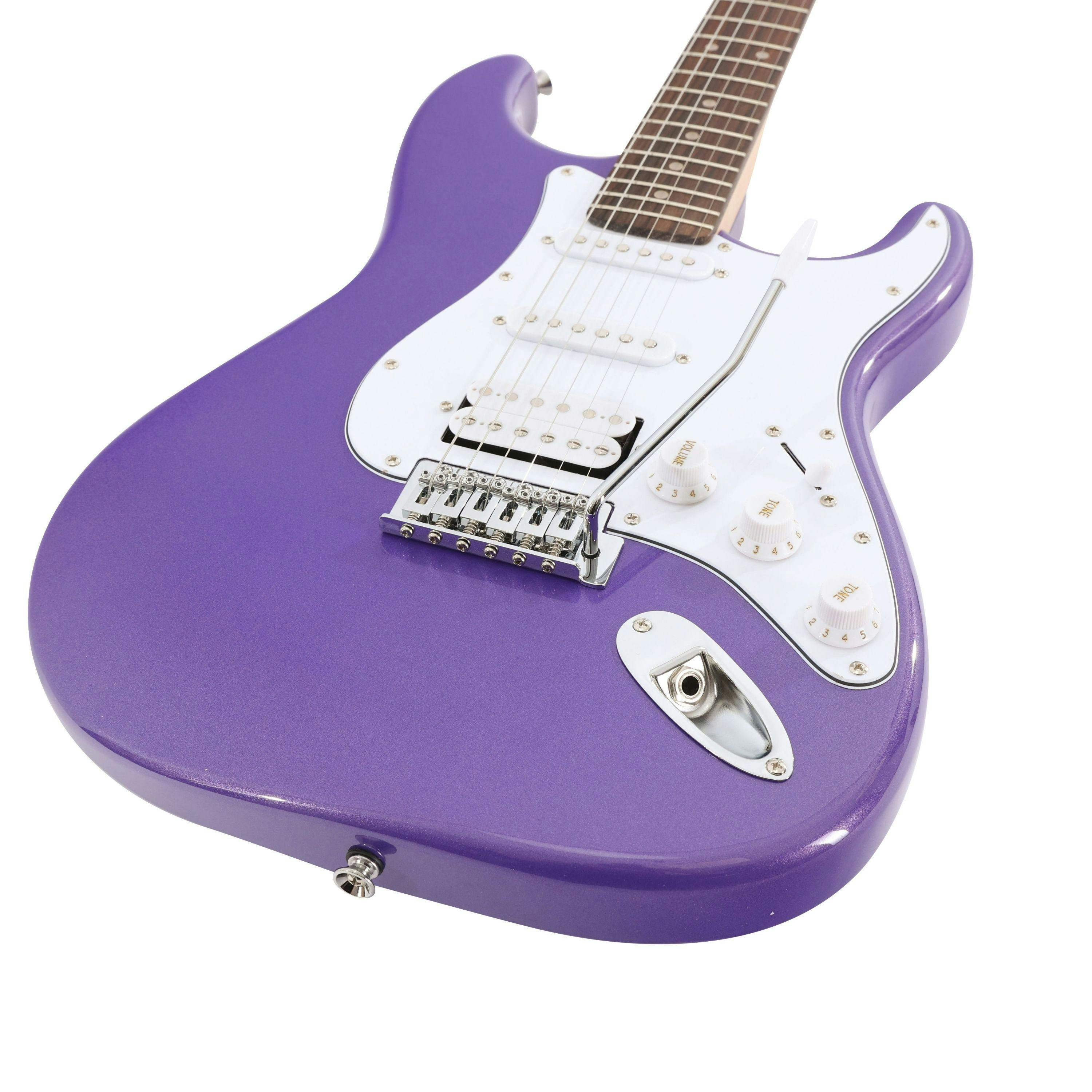 EastCoast ST2 Electric Guitar Starter Pack in Purple Metallic with 15W Amp & Accessories - 477932-EC-ST2-MPP 4.jpg