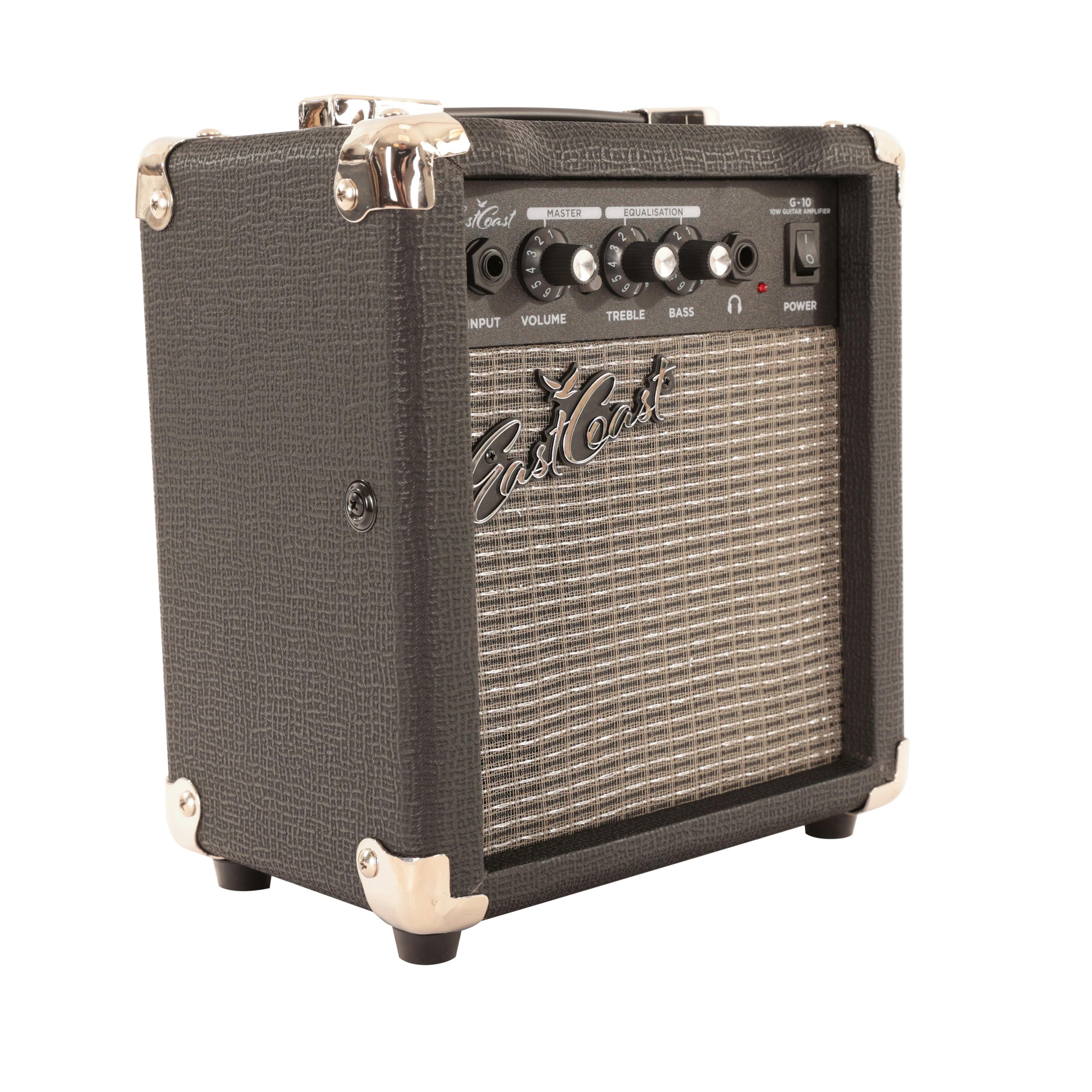EastCoast ST1 Vintage White Electric Guitar Starter Pack with 10W Amp & Accessories - _BUN-EC-GS100-AWT10-13.jpg