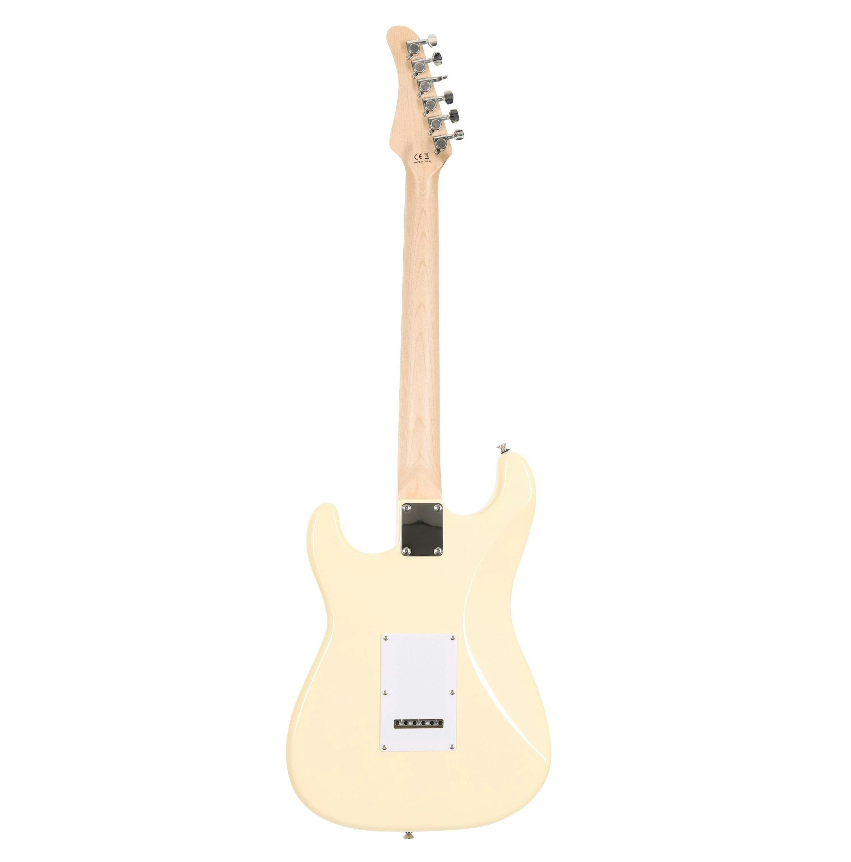 EastCoast ST1 Vintage White Electric Guitar Starter Pack with 10W Amp & Accessories - _BUN-EC-GS100-AWT10-8.jpg