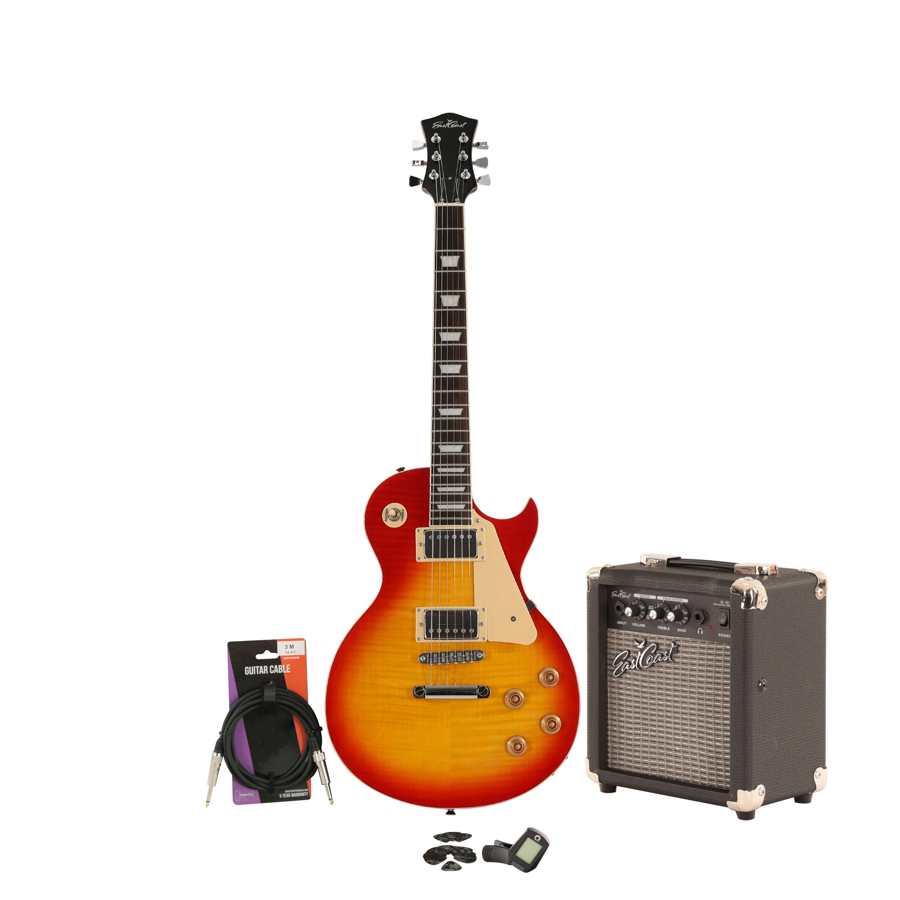 EastCoast L1 Electric Guitar Starter Pack in Cherry Sunburst with 10W Amp & Accessories - _BUN-EC-GL130-HCS10-EC-GL130-HCS-10w.jpg