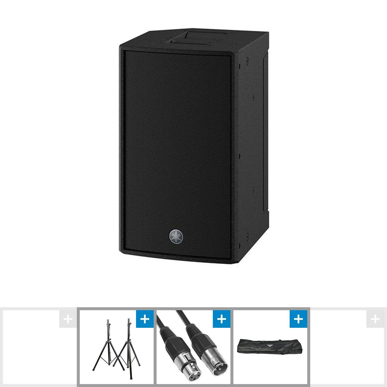 Yamaha DZR10 Pair PA Speaker Bundle with Stands and Cables - 306629-BUN-CDZR10UK.jpg