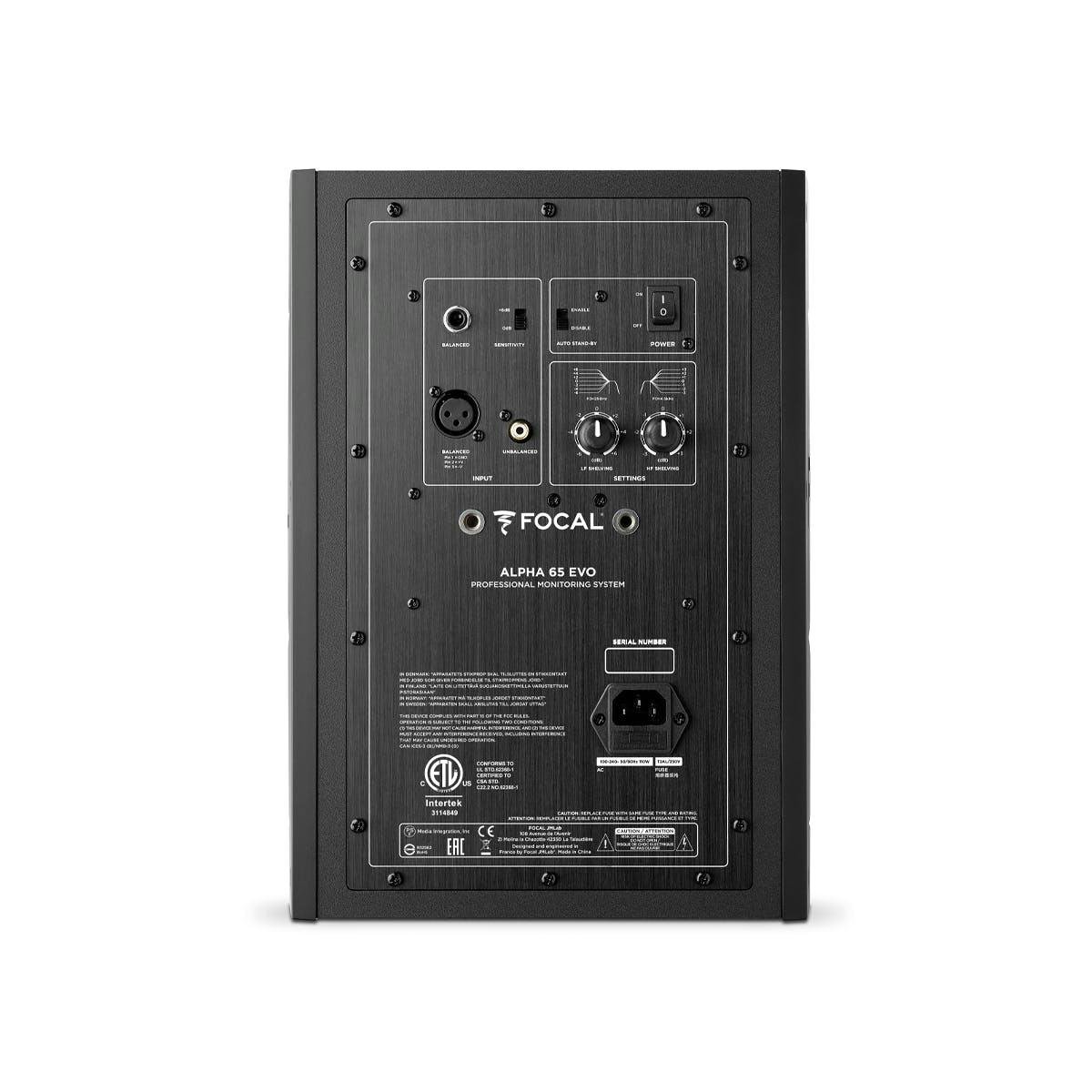 Focal Alpha 65 EVO Active Studio Monitor Bundle with Foam Pads and cables - 495786-1645441649574.jpg