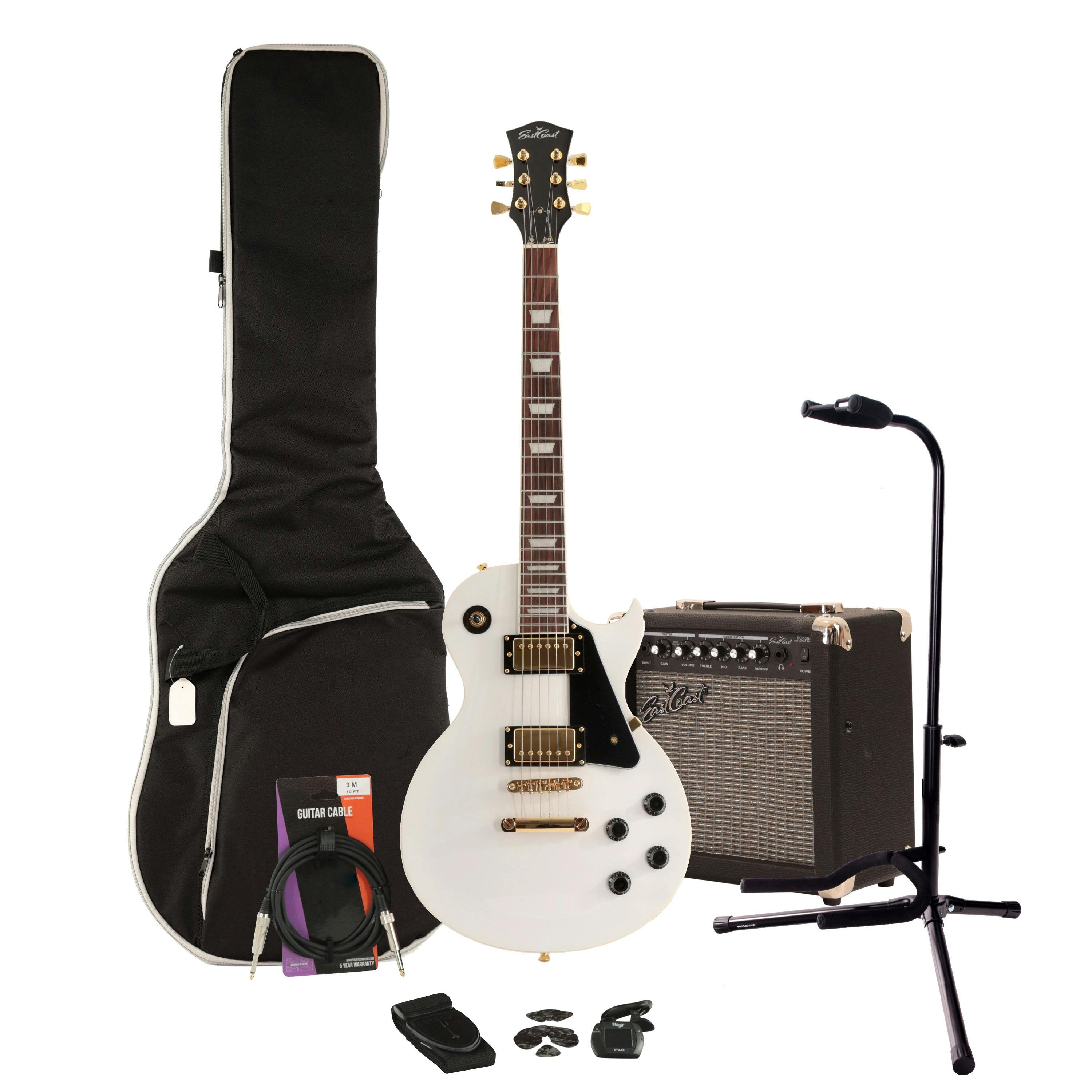 EastCoast L1 White Electric Guitar Starter Pack 15W Amp & Accessories - _BUN-EC-L1-WHGH-BUN-EC-L1-WHGH.jpg