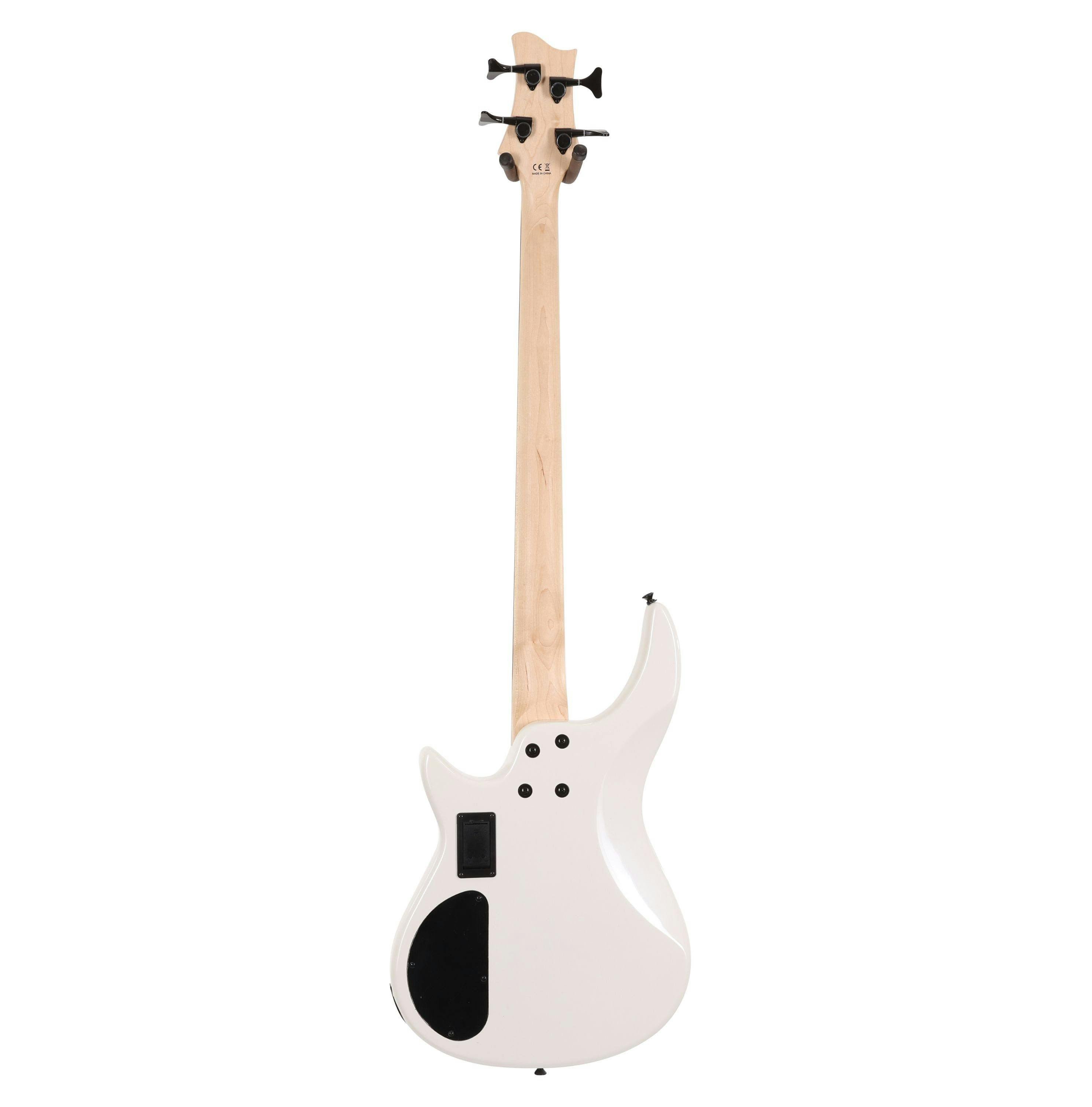 EastCoast MB4 Bass Guitar Starter Pack in Pearl White with 15W Amp & Accessories - _BUN-EC-MB4-PW-478585-EastCoast-MB4-Bass-Guitar-White-Back.jpg