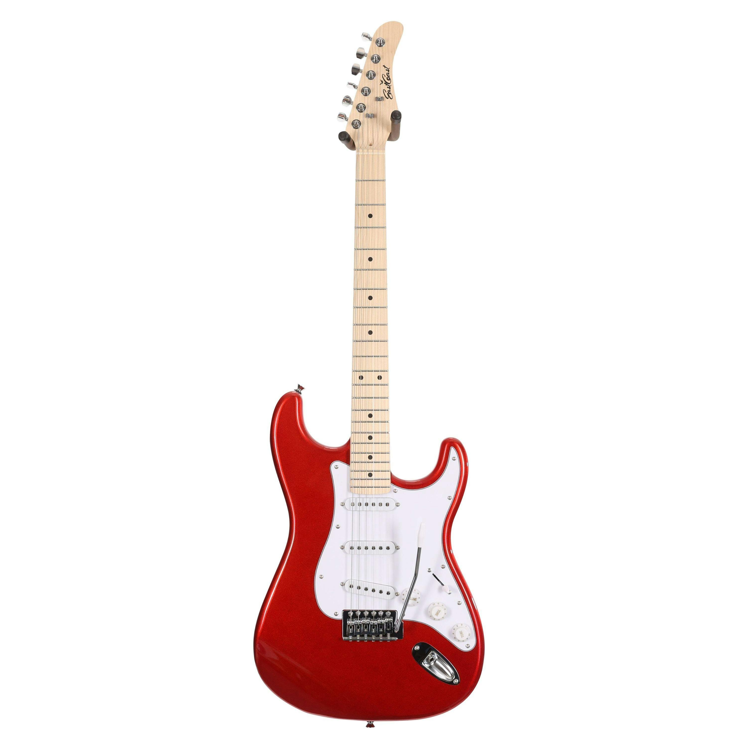 EastCoast ST1 Electric Guitar Starter Pack in Red with 15W Amp & Accessories - 477384-EC-GS100-RED 2.jpg