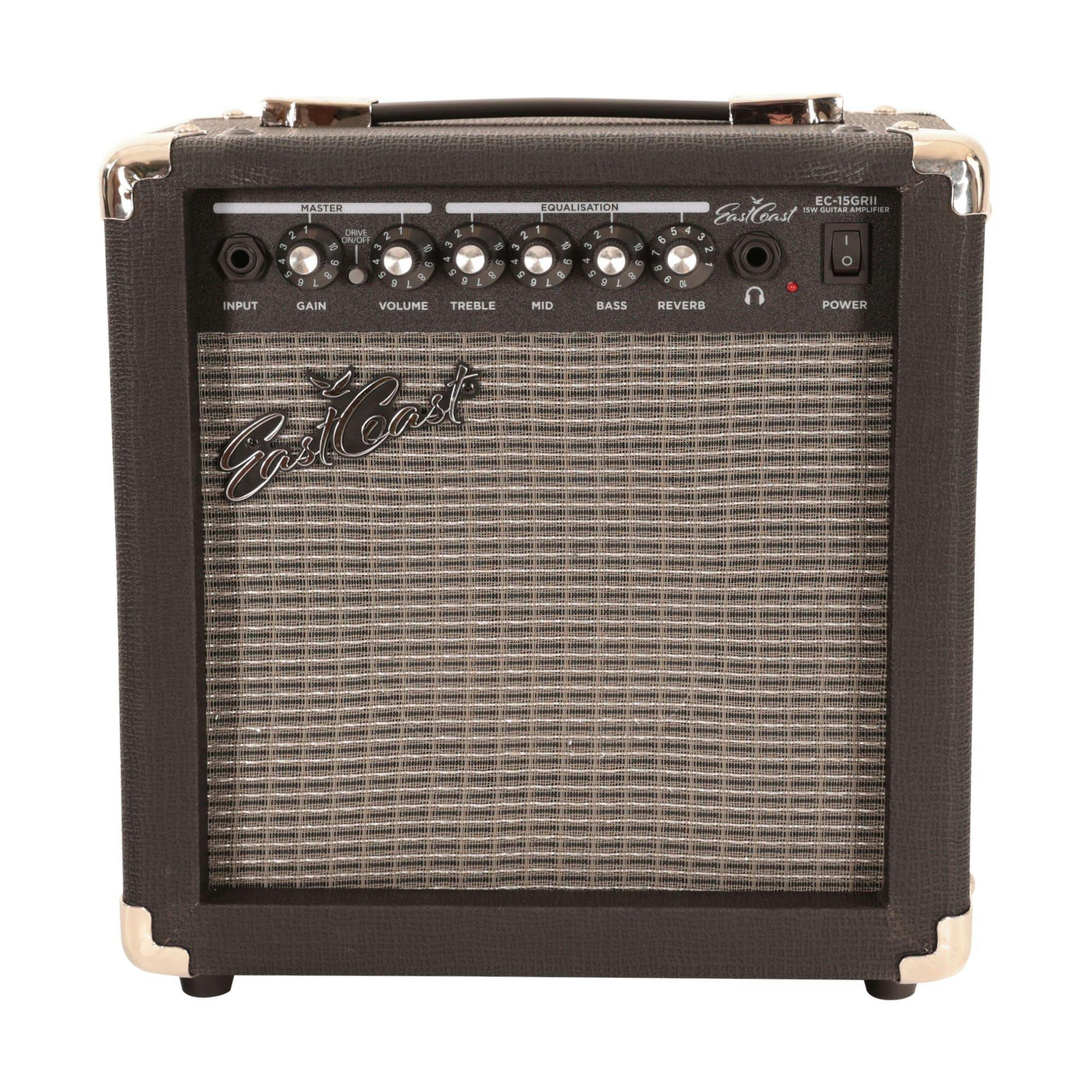 EastCoast ST1 Red Electric Guitar Starter Pack with 15W Amp & Accessories - _BUN-EC-GS100-RED-3-amp.jpg