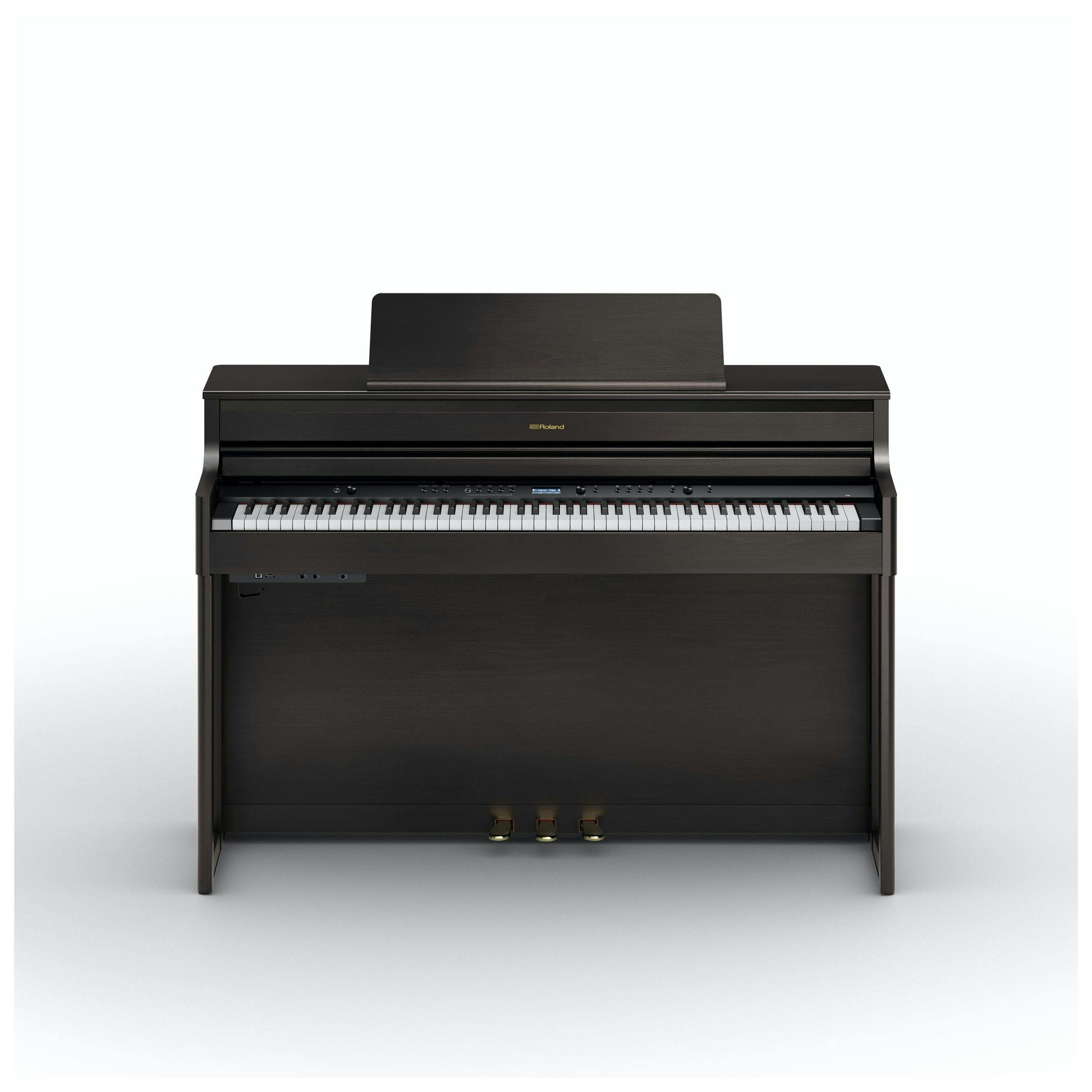 Roland HP704 Digital Piano in Dark Rosewood Bundle - 506531-328976-HP704_DR_Front.jpg