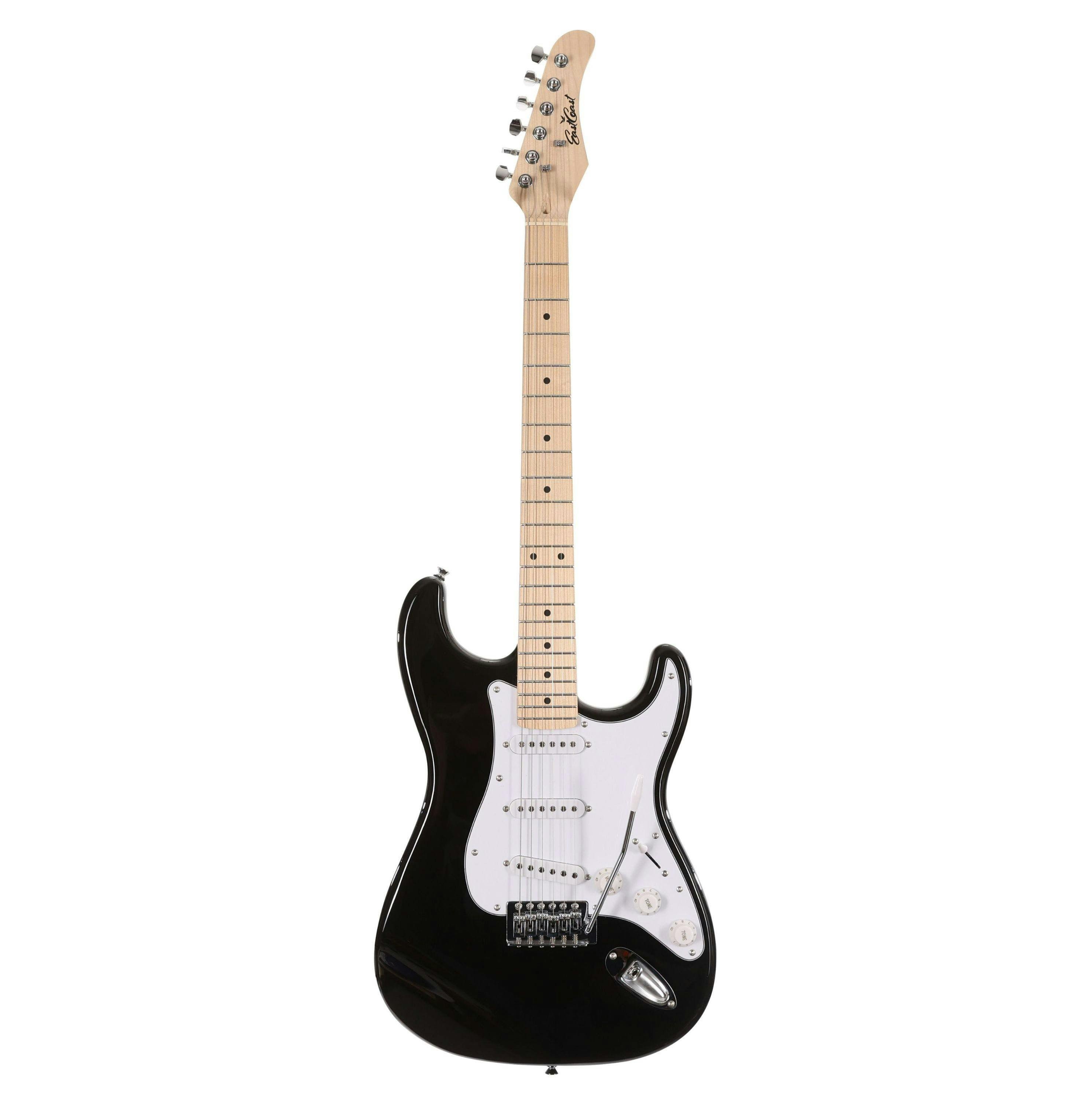 EastCoast ST1 Electric Guitar Starter Pack in Black with 10W Amp & Accessories - _BUN-EC-GS100-BLK10-7.jpg