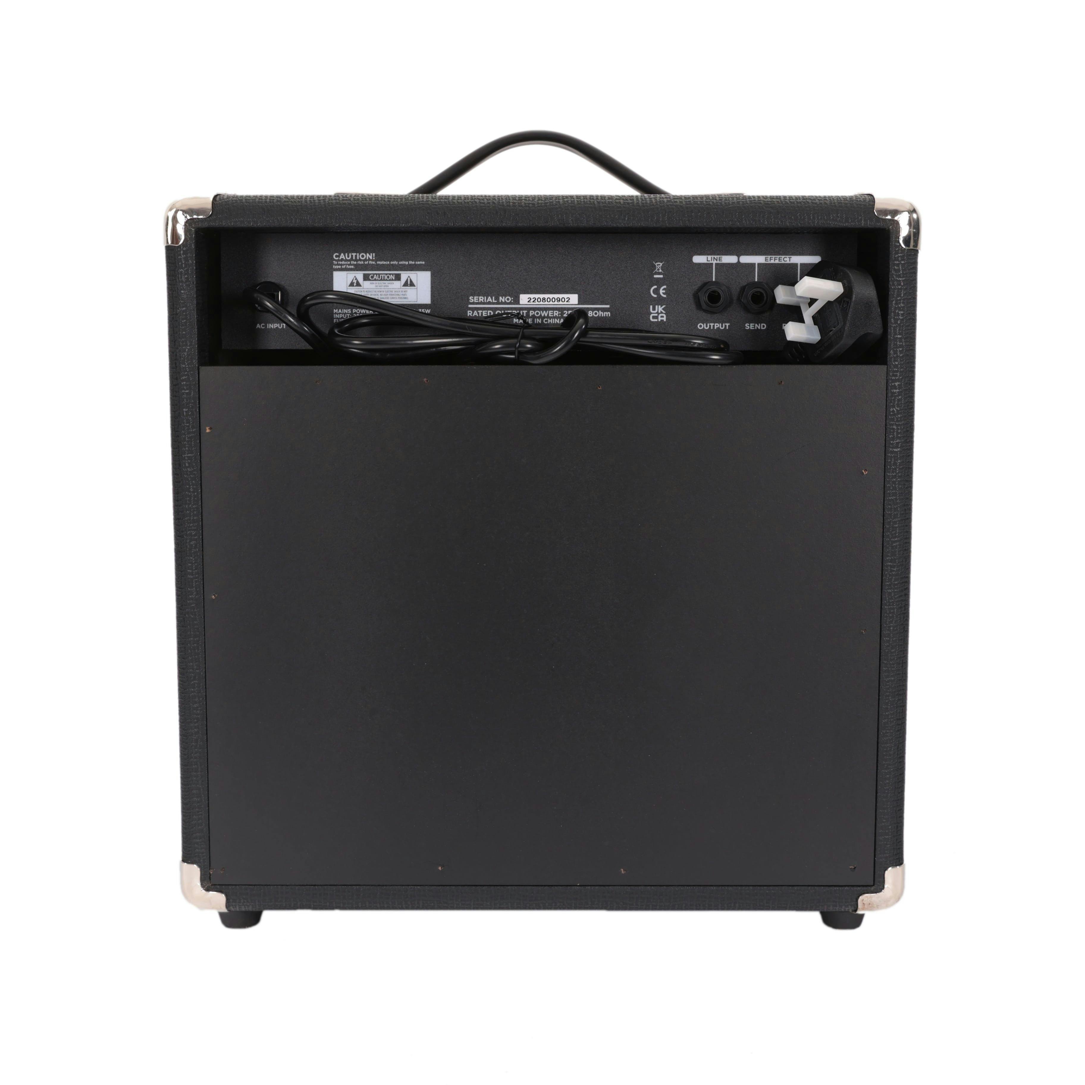 EastCoast MB4 Bass Guitar Starter Pack in Pearl White Starter Pack with 25W Amp & Accessories - _BUN-EC-MB4-PW-25-EC-25B-EastCoast-EC-25BII-25w-Bass-Amp-Combo-6.jpg