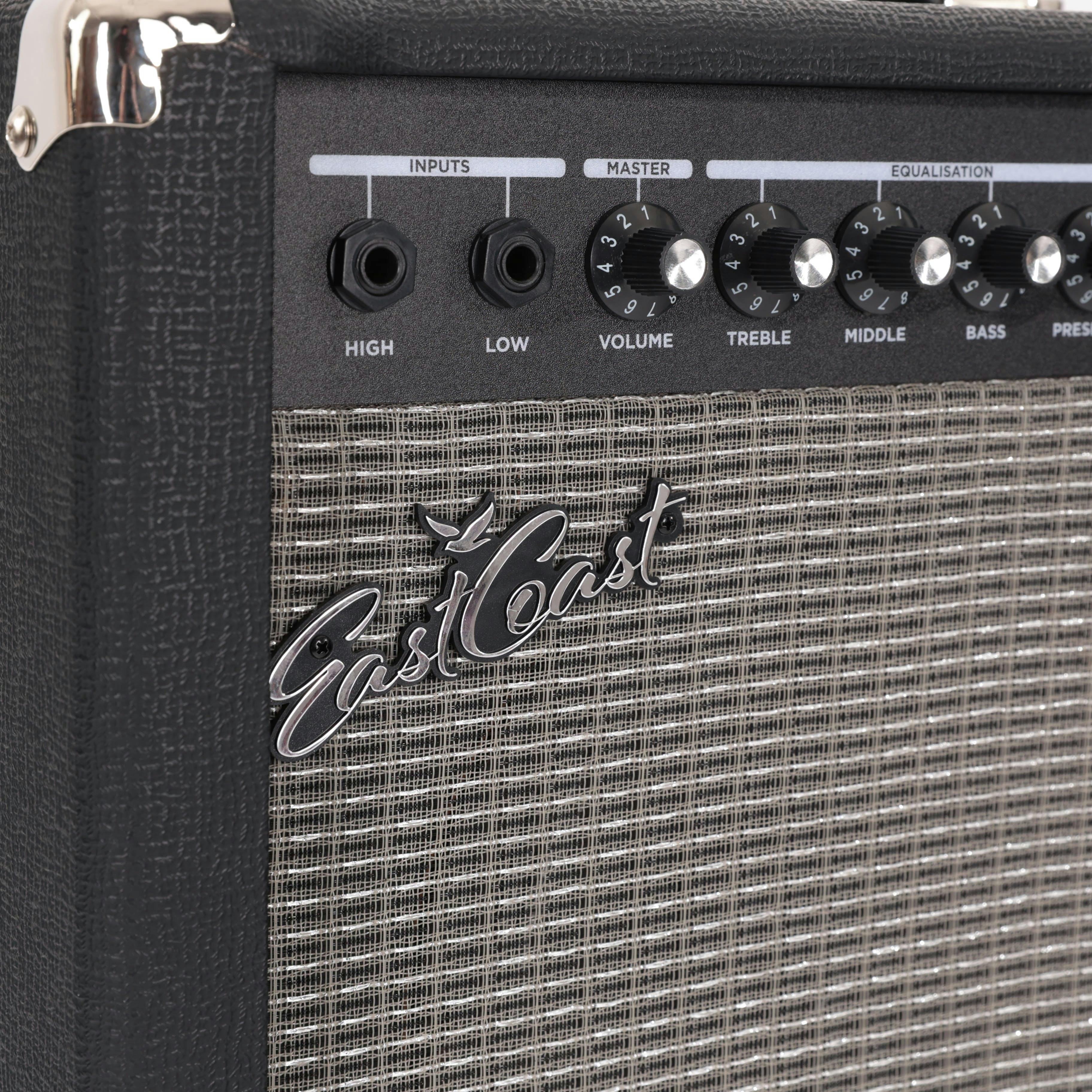 EastCoast PJ4 Black Bass Guitar Starter Pack with 25W Amp & Accessories - _BUN-EC-GP200-BLK-25-EC-25B-EastCoast-EC-25BII-25w-Bass-Amp-Combo-3.jpg
