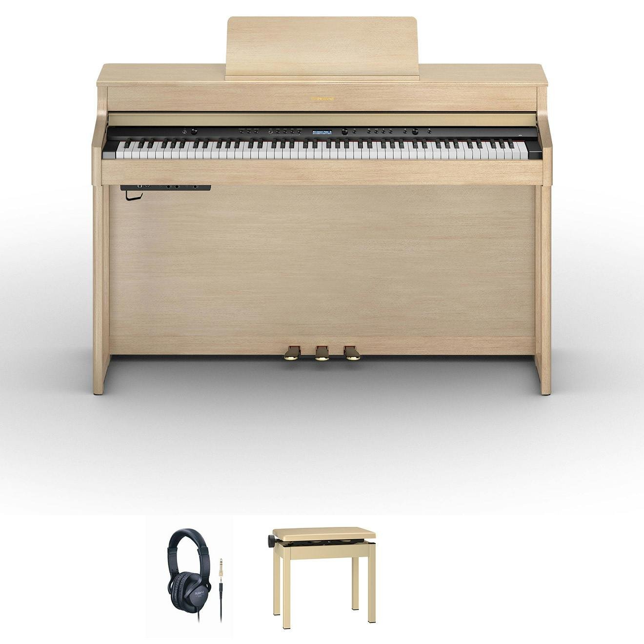Roland HP702 Digital Piano in Light Oak Bundle - 342542-bun-hp702la.jpg